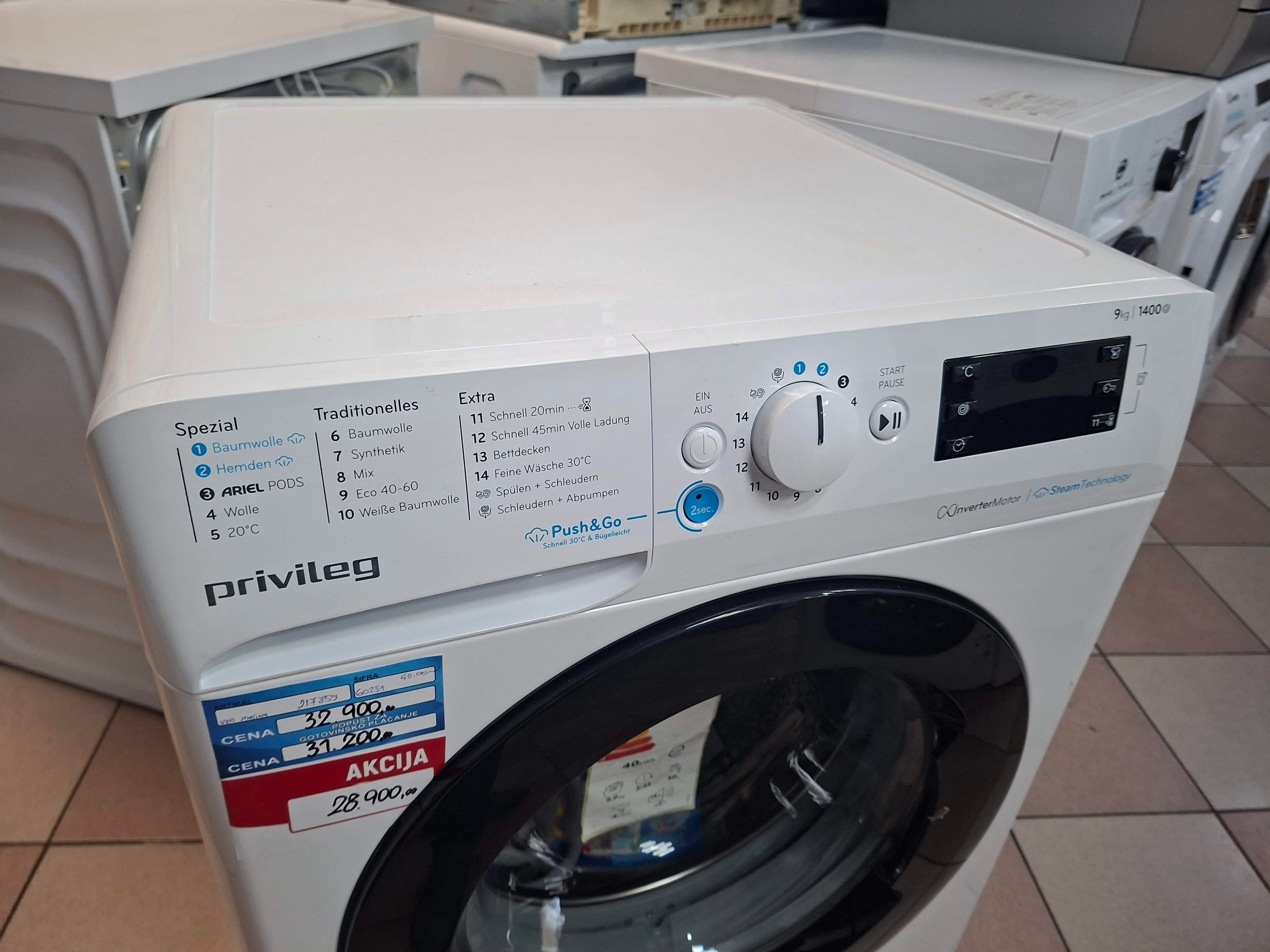 Veš mašina Privileg PWFV X 953 AA , 9kg