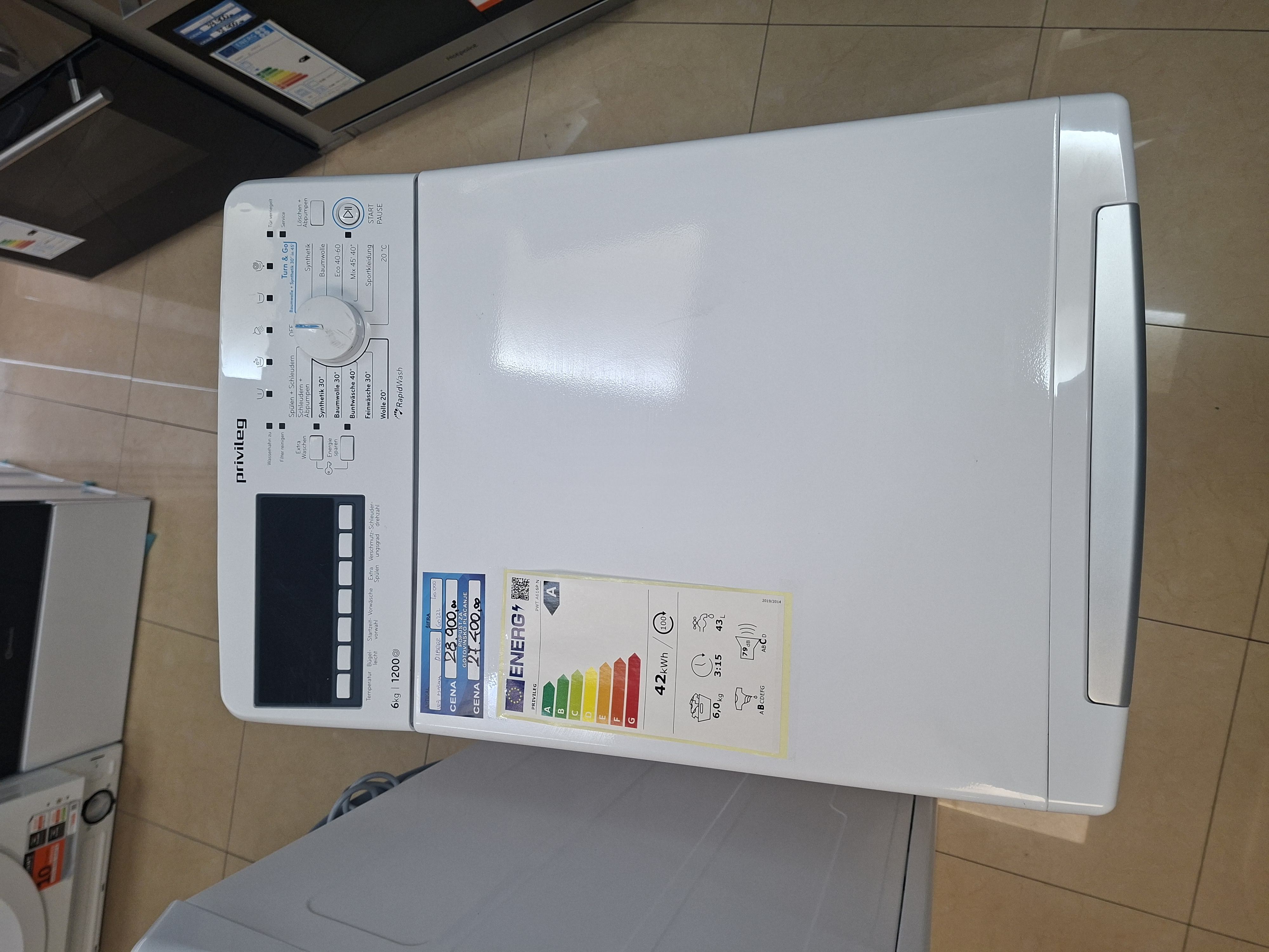 Veš mašina Privileg PWT A616P N, 6kg