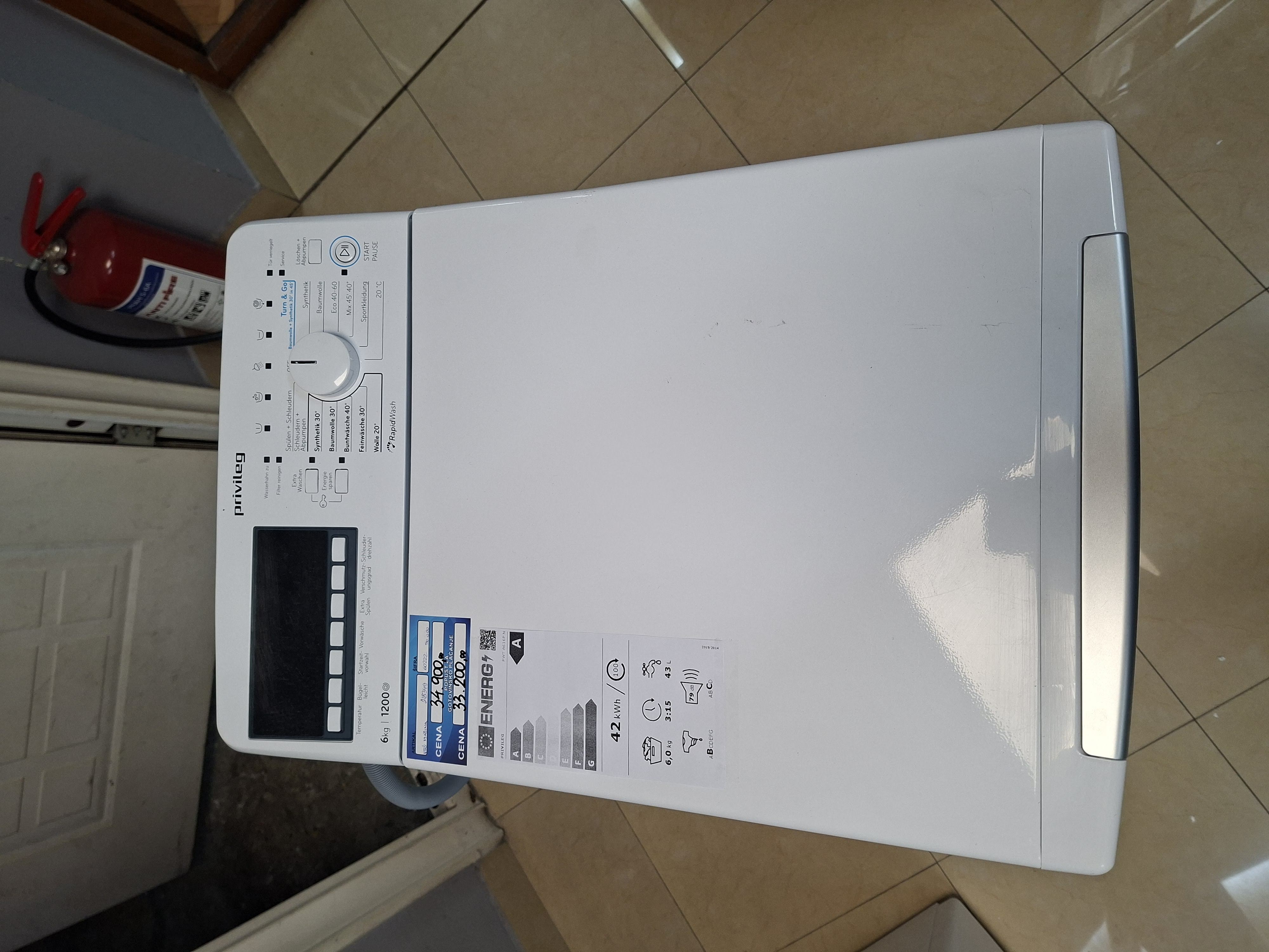 Veš mašina Privileg PWT A616P N, 6kg