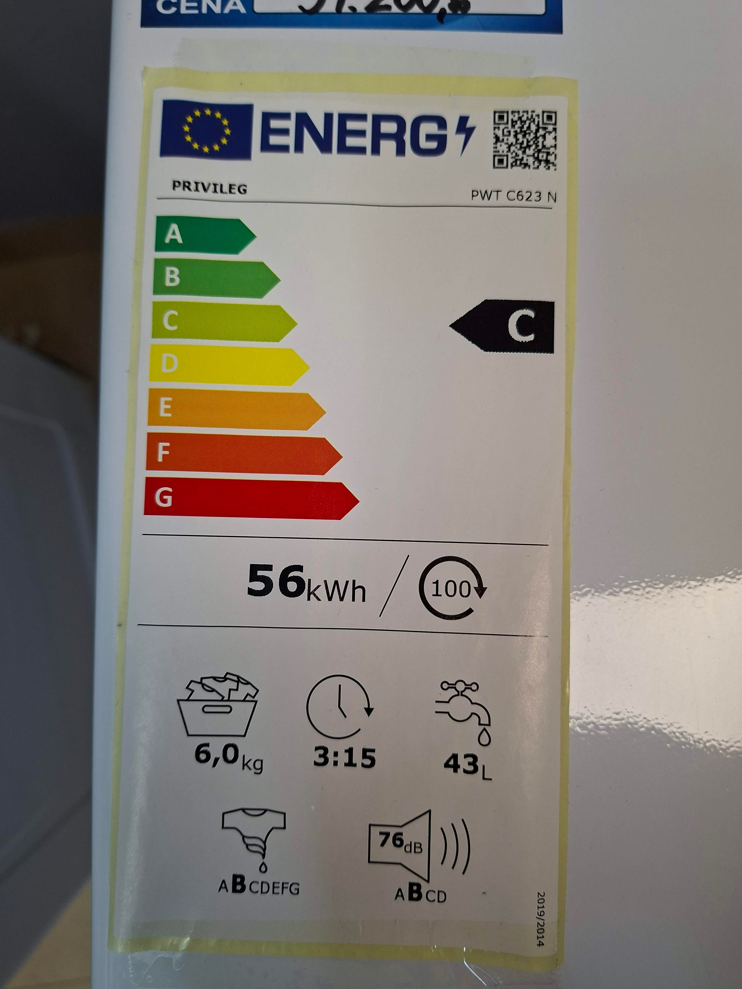 Veš mašina Privileg PWT C623N , 6kg
