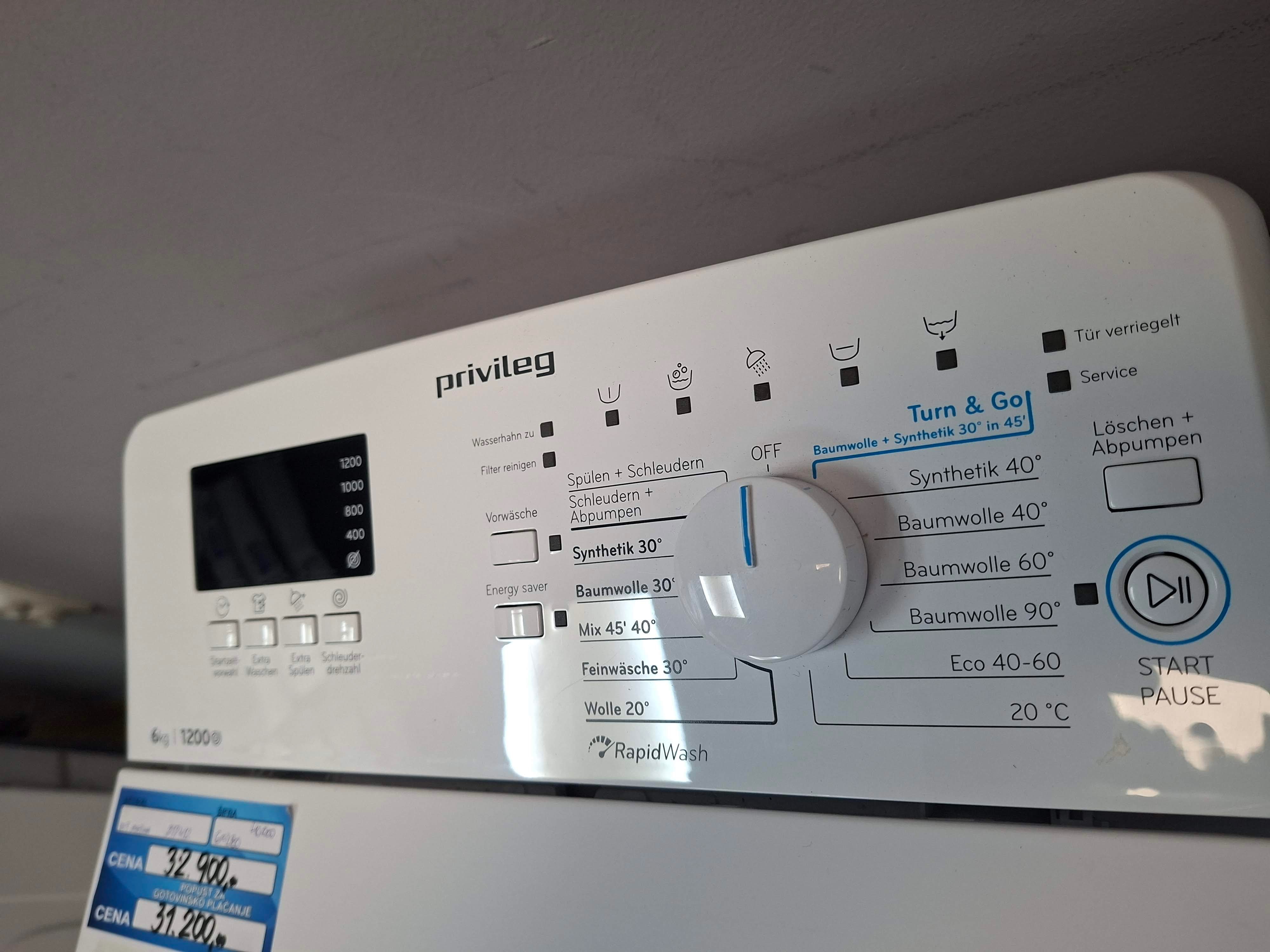 Veš mašina Privileg PWT C623N , 6kg