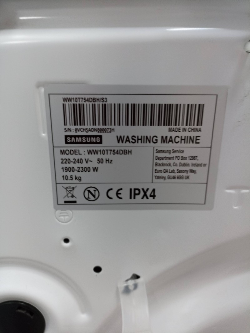 Ves masina Samsung WW10T754DBH/S3 , 10.5 kg.