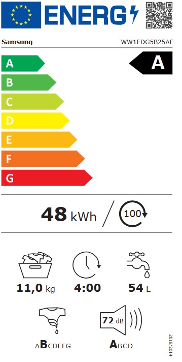 Veš mašina Samsung WW1EDG5B25AE , 11 kg