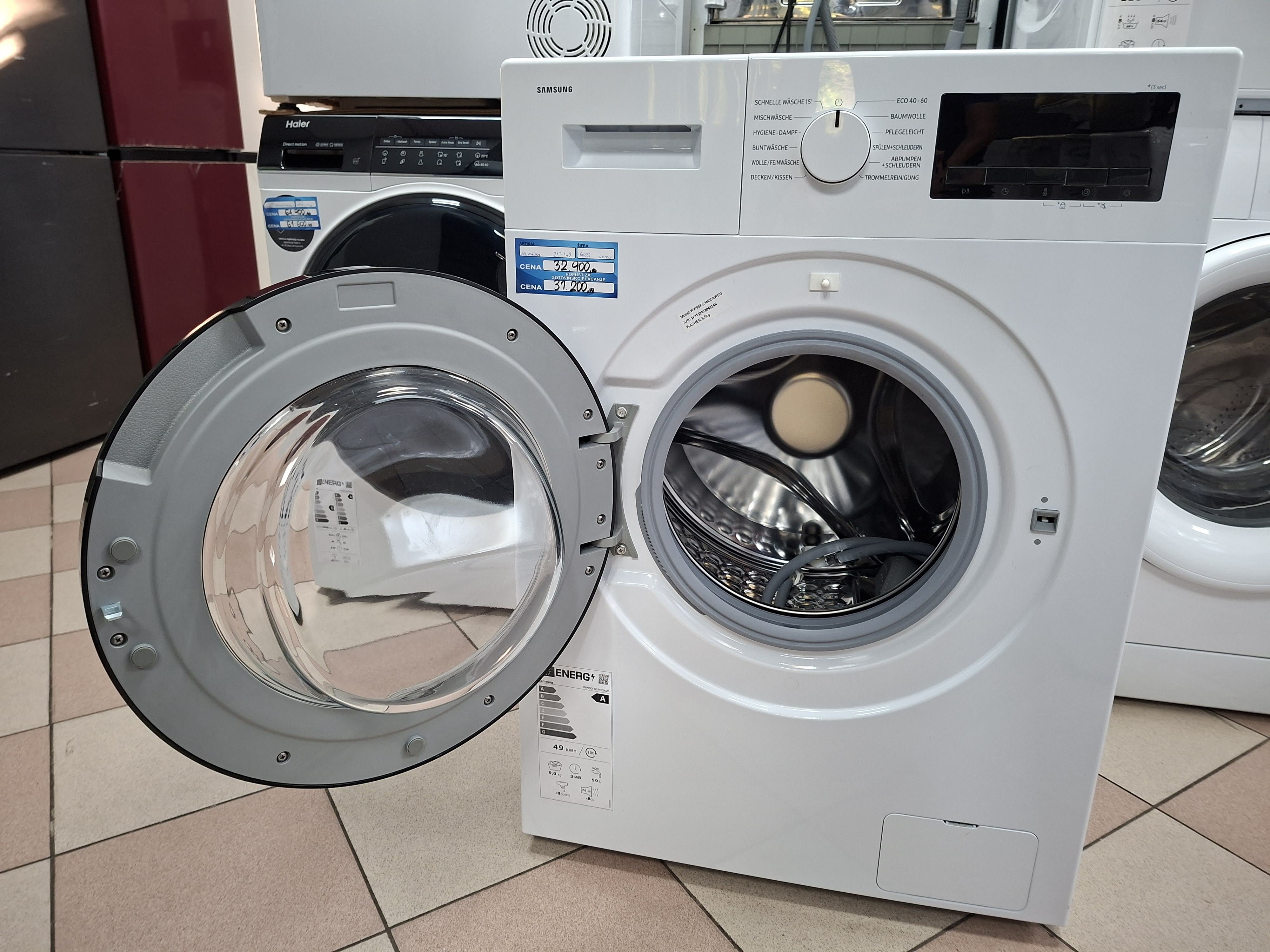 Veš mašina Samsung WW90FG3M05AW9 , 9 kg