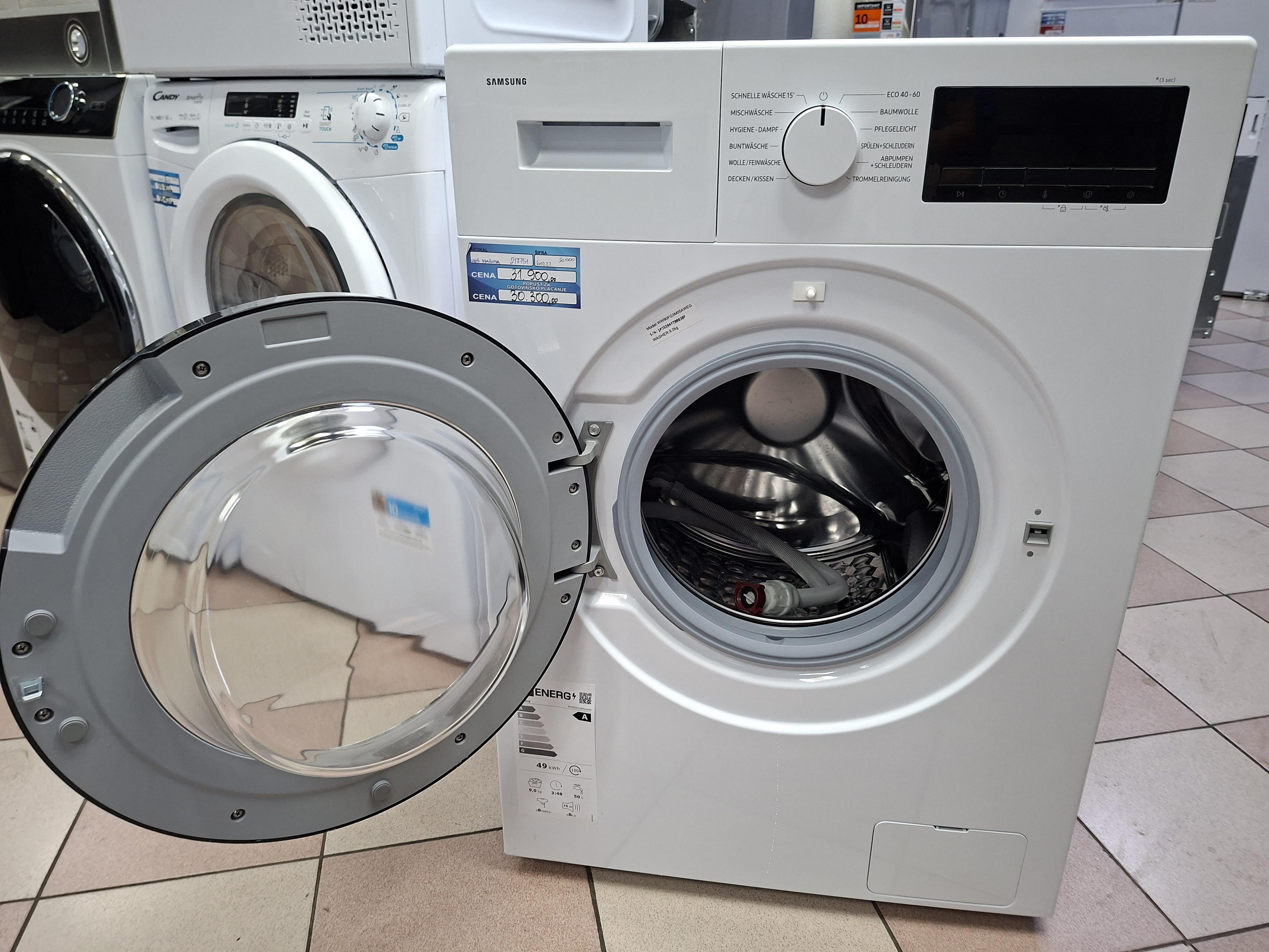 Veš mašina Samsung WW90FG3M05AW9 , 9 kg