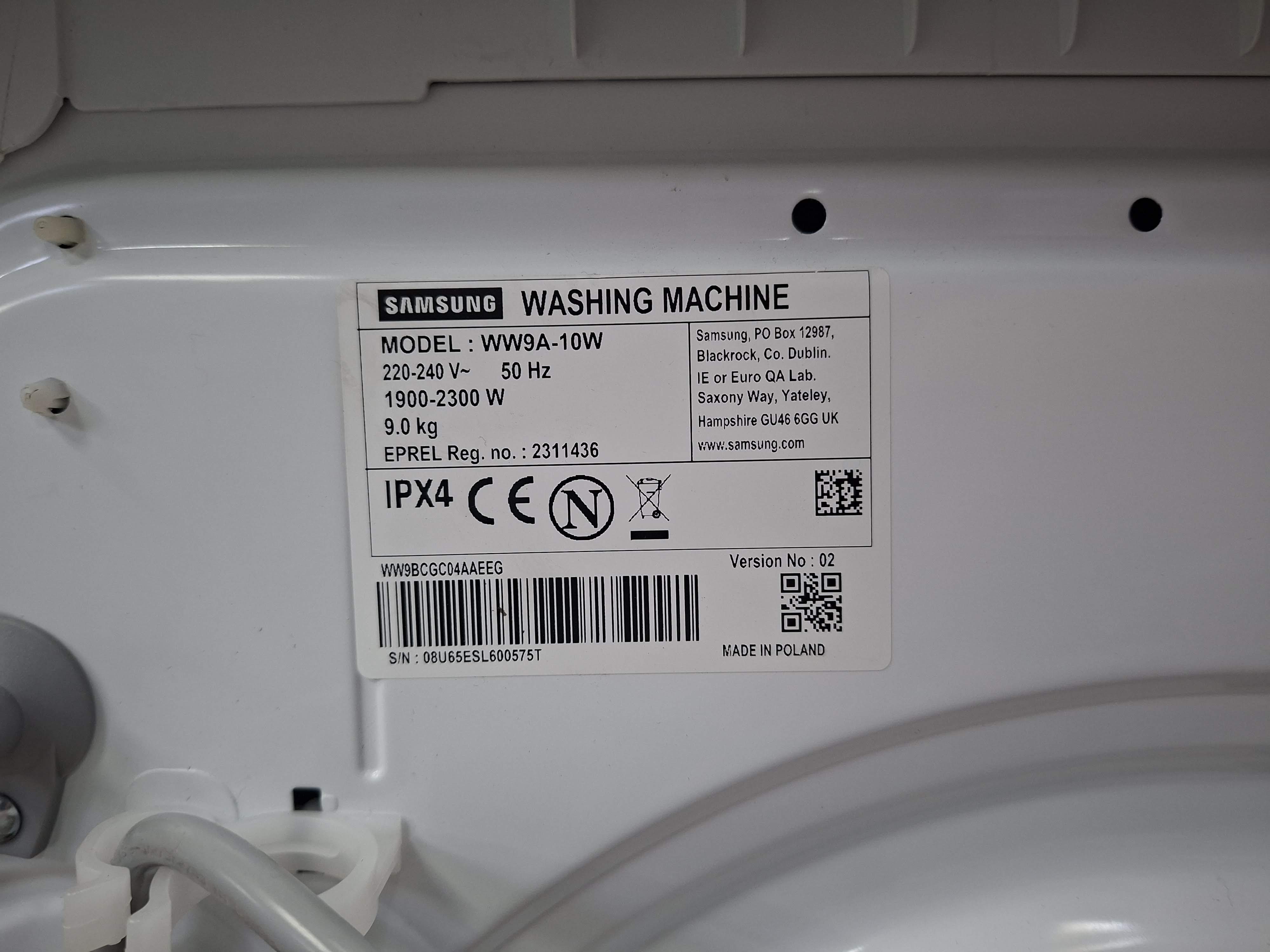 Veš mašina Samsung WW9A-10W , 9 kg