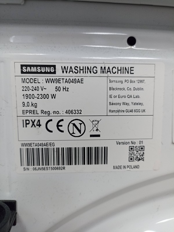 Veš mašina Samsung WW9ETA049AE (2)  , 9kg