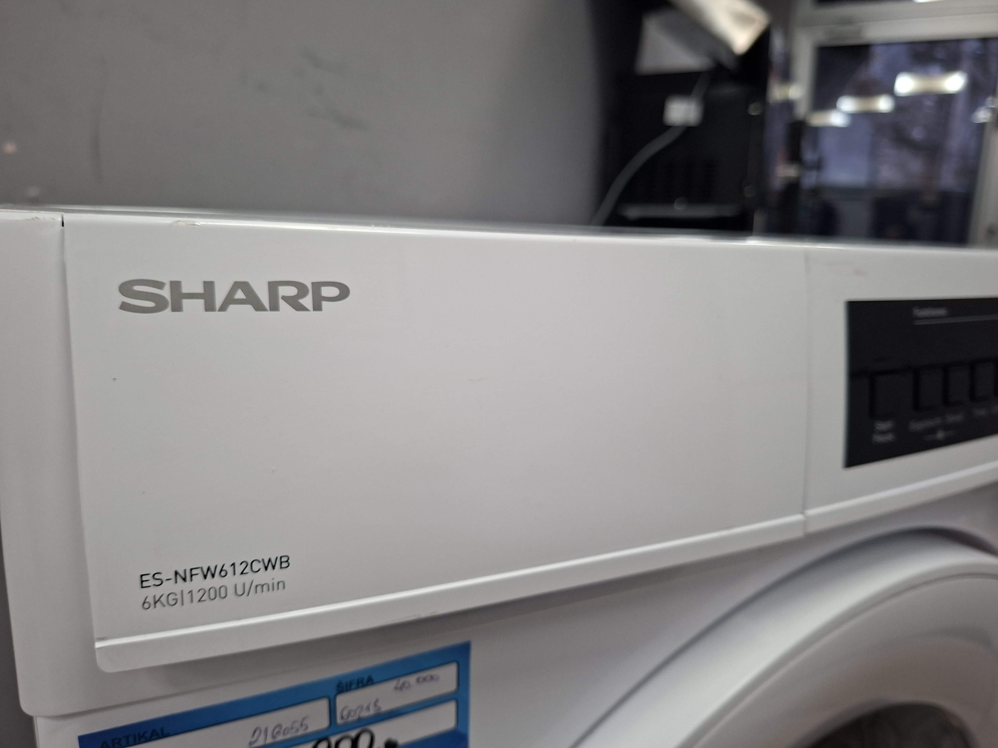 Veš mašina Sharp ES-NFW612CWB-DE (2), 6 kg, slim