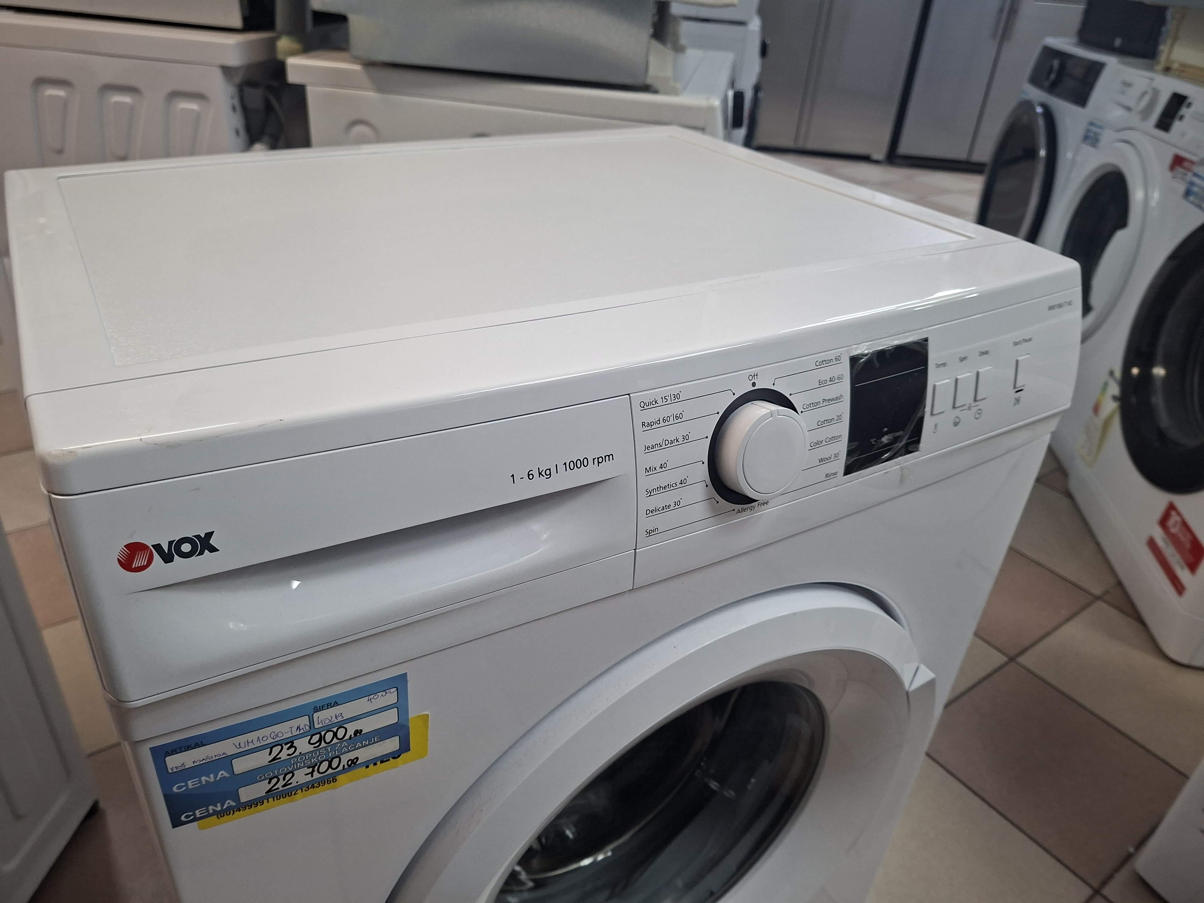 Veš mašina Vox WM1060-T14D, 6kg