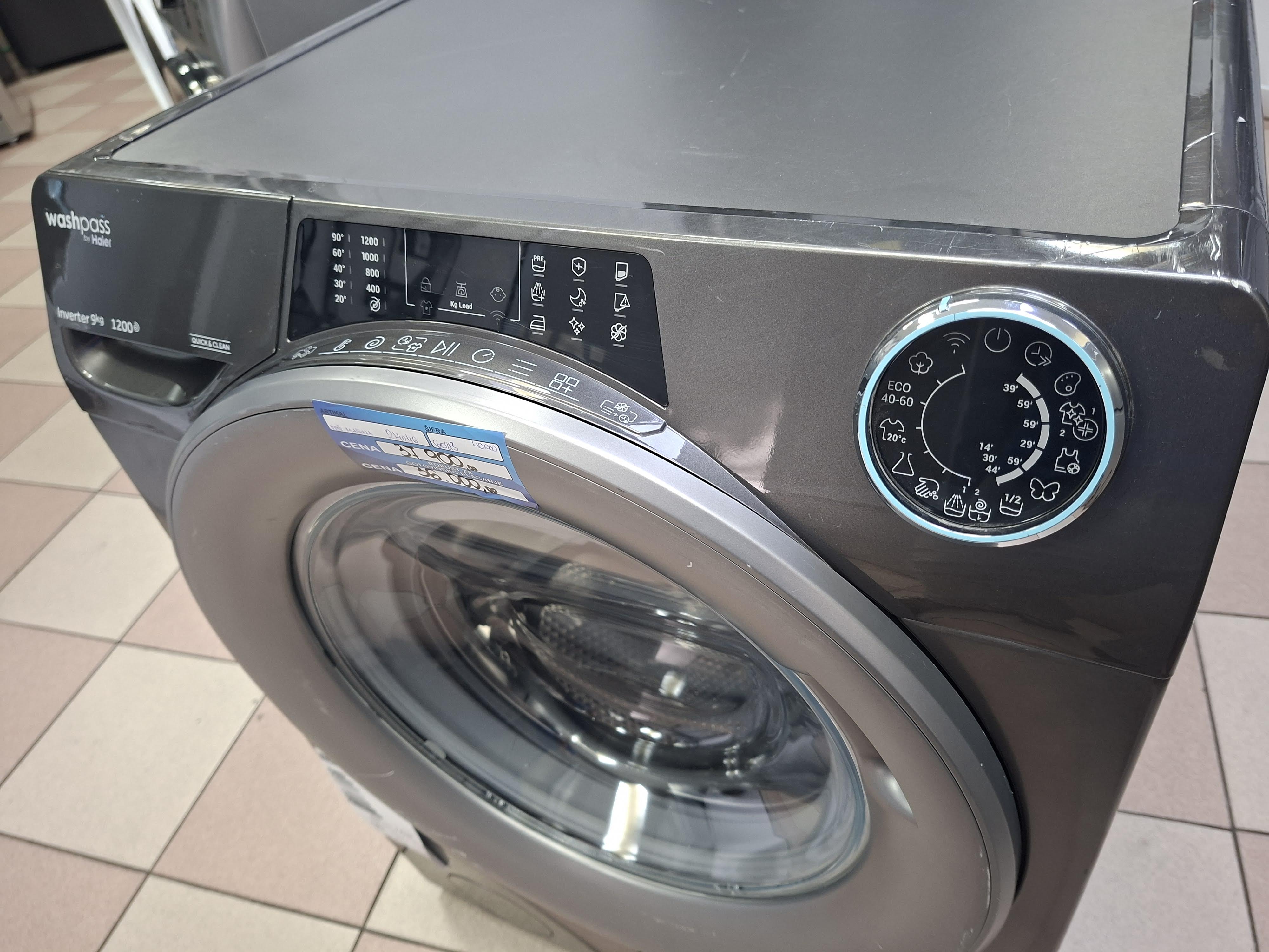 Ves masina WashPass by Haier HRZ 296DBCR/1-S , 9 kg.
