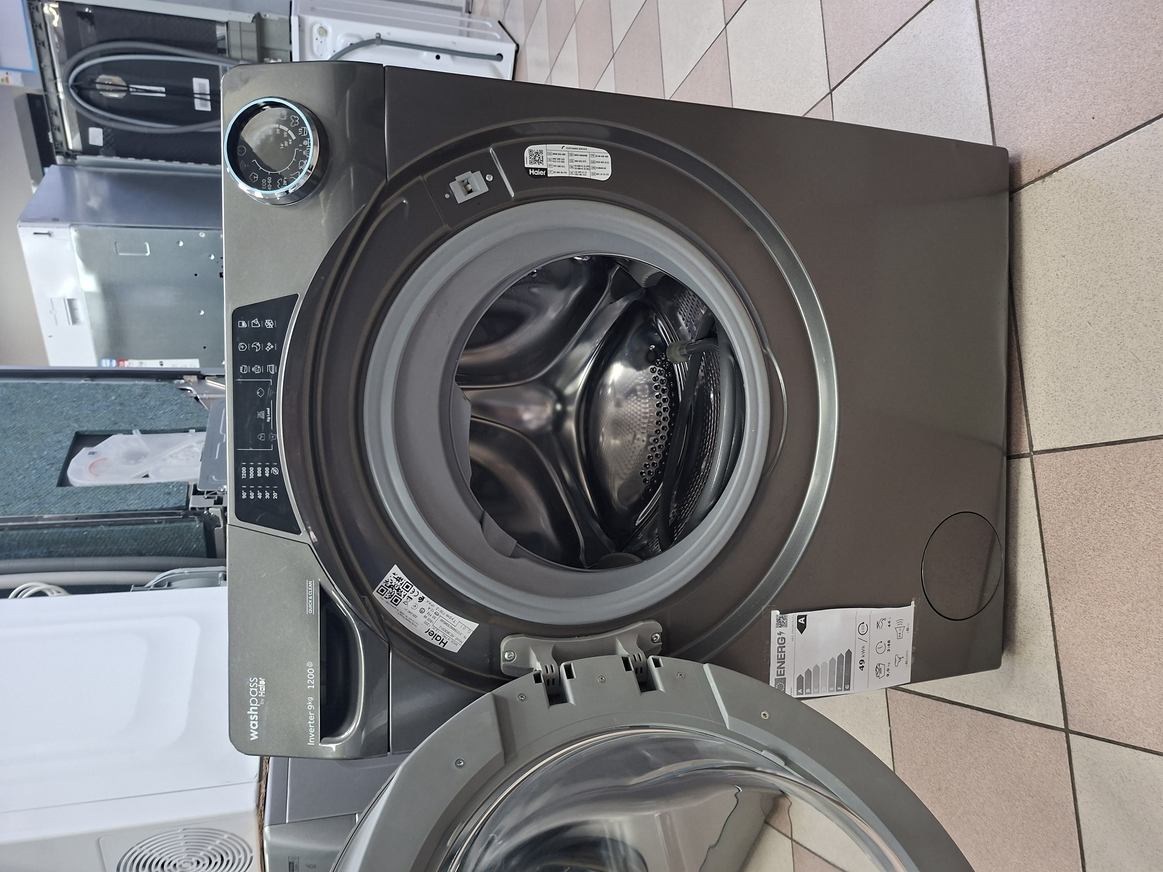 Ves masina WashPass by Haier HRZ 296DBCR/1-S , 9 kg.