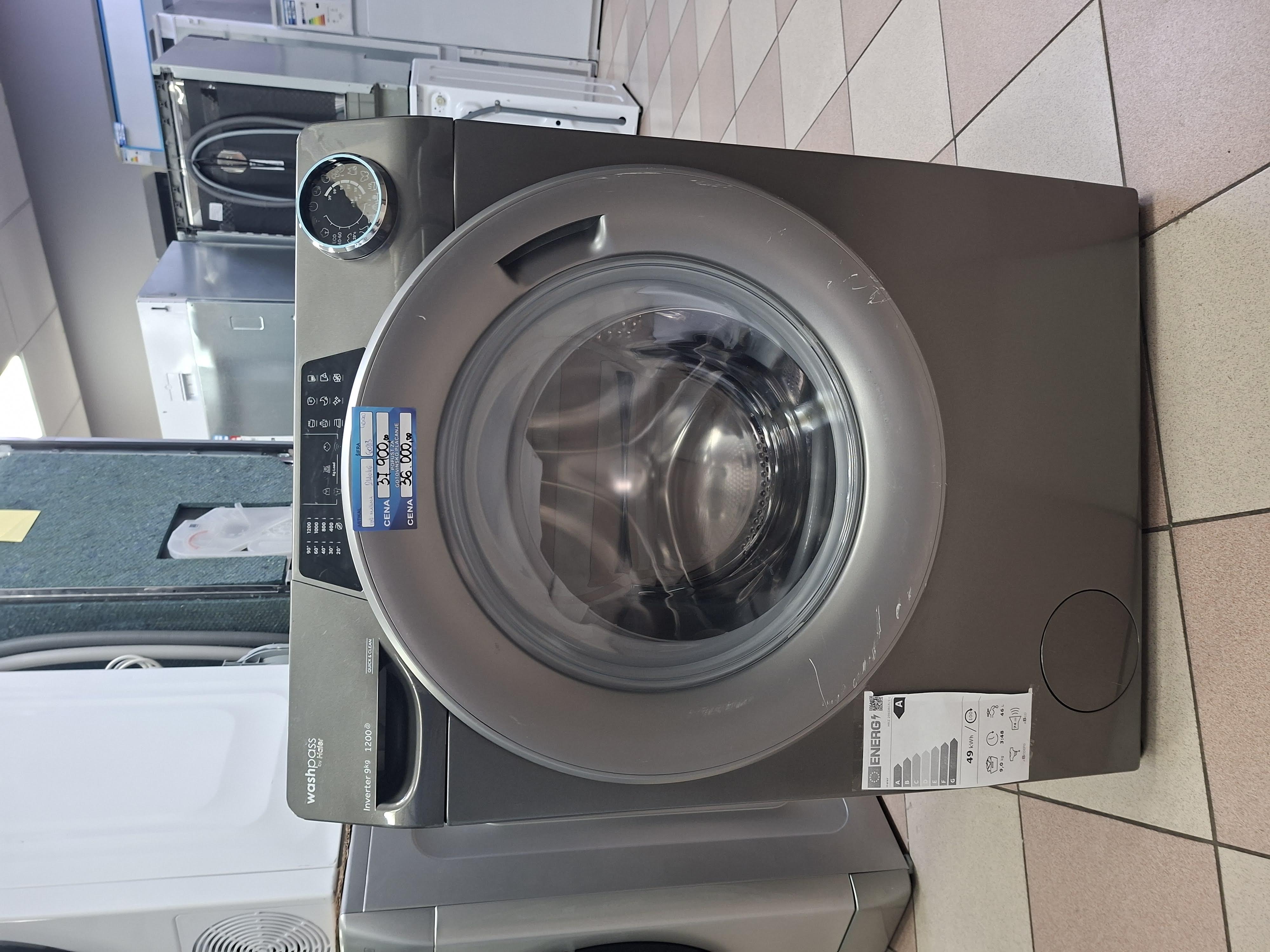 Ves masina WashPass by Haier HRZ 296DBCR/1-S , 9 kg.