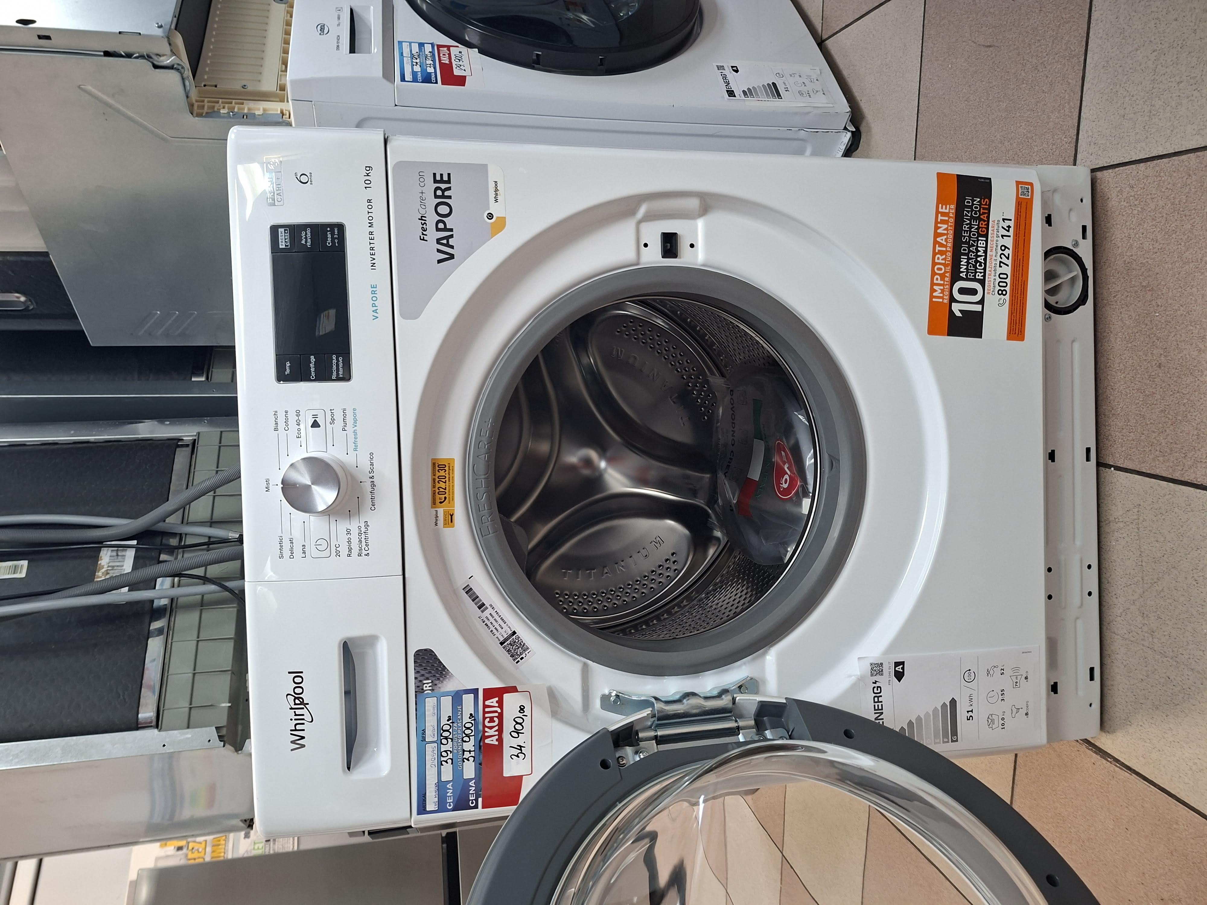 Veš mašina Whirlpool FFB 1046 SV IT , 10kg