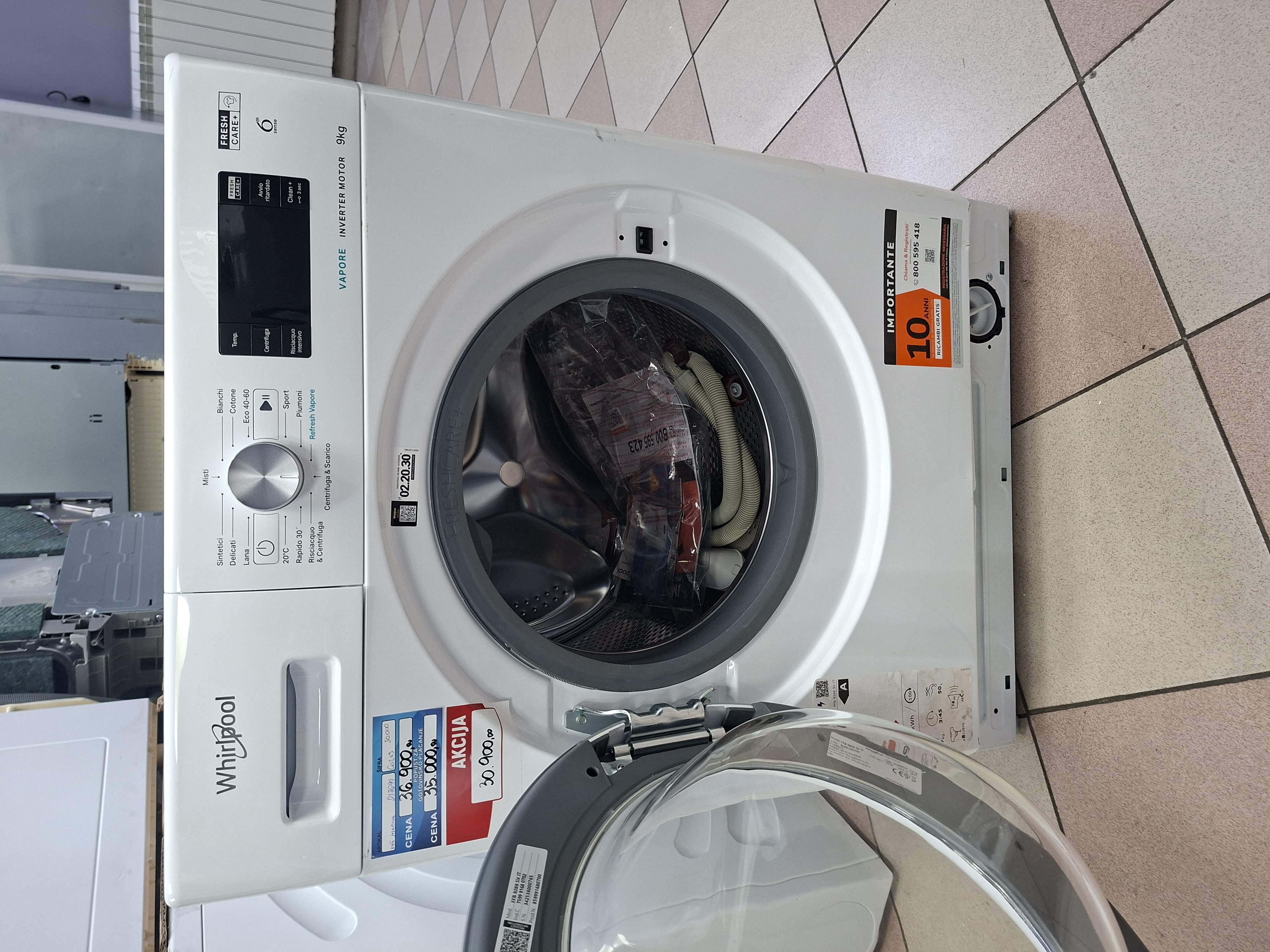 Veš mašina Whirlpool FFB 9269 SV IT, 9kg
