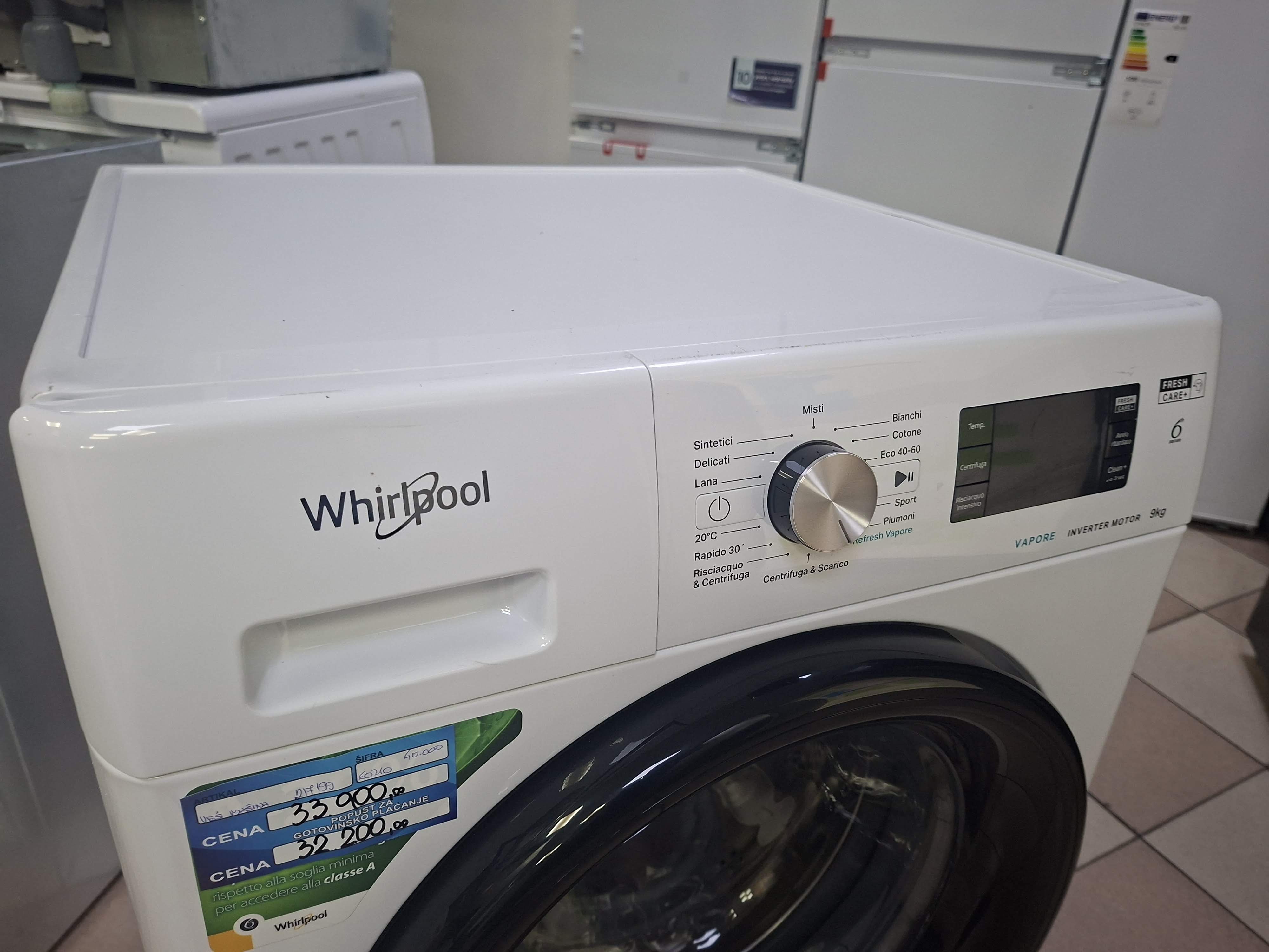 Veš mašina Whirlpool FFB 948 BSV IT, 9 kg
