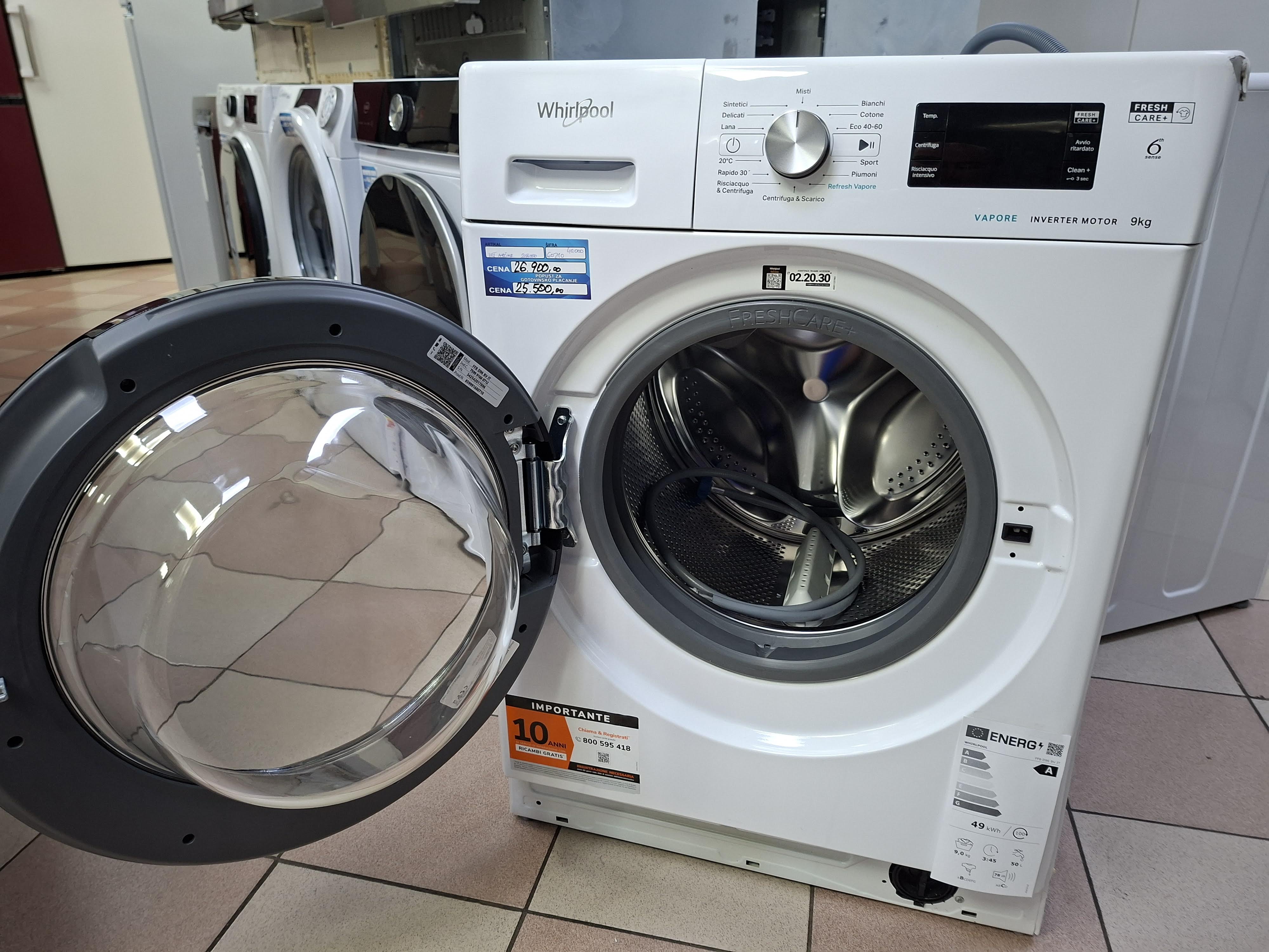 Veš mašina Whirlpool FFB D96 BV IT, 9kg