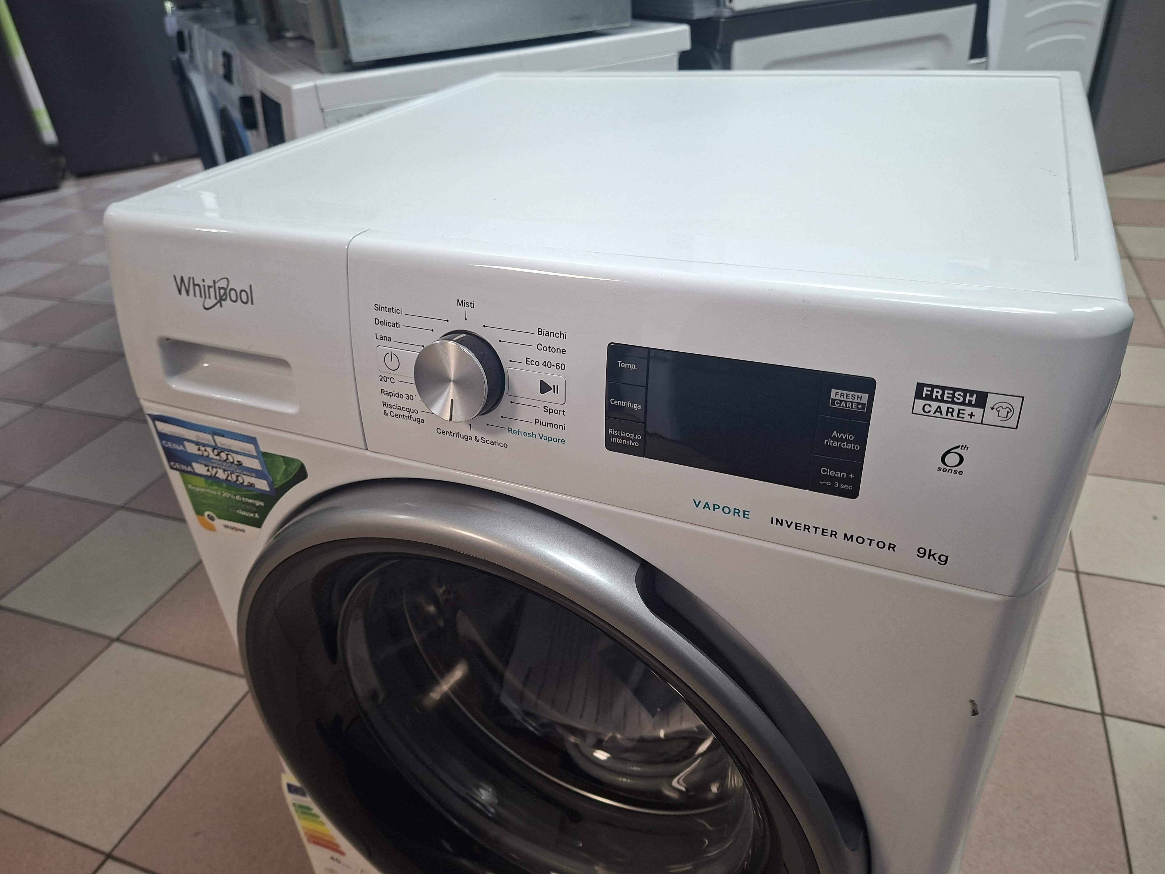 Veš mašina Whirlpool FFB EP 9148 BS IT, 9 kg.