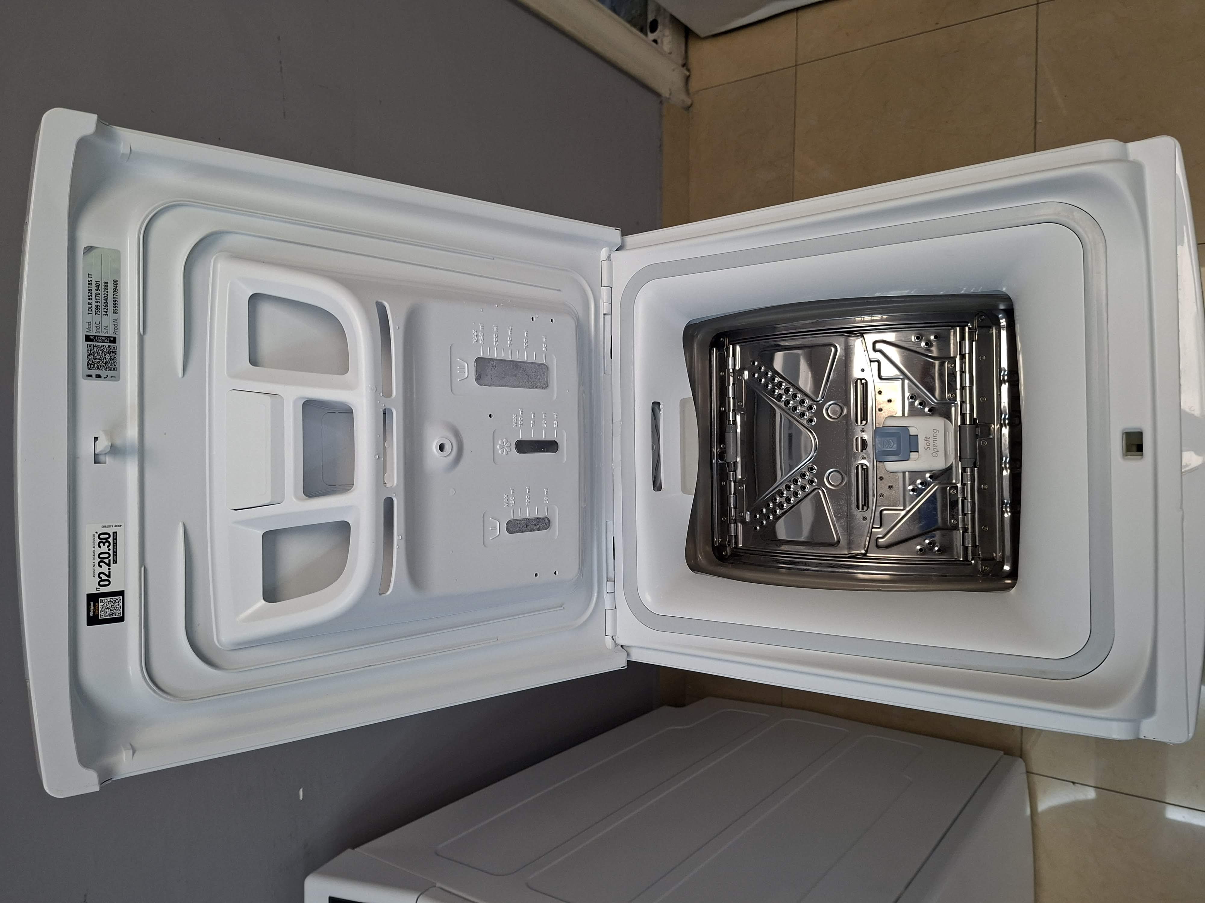 Veš mašina Whirlpool TDLR 65261BS IT , 6,5 kg.