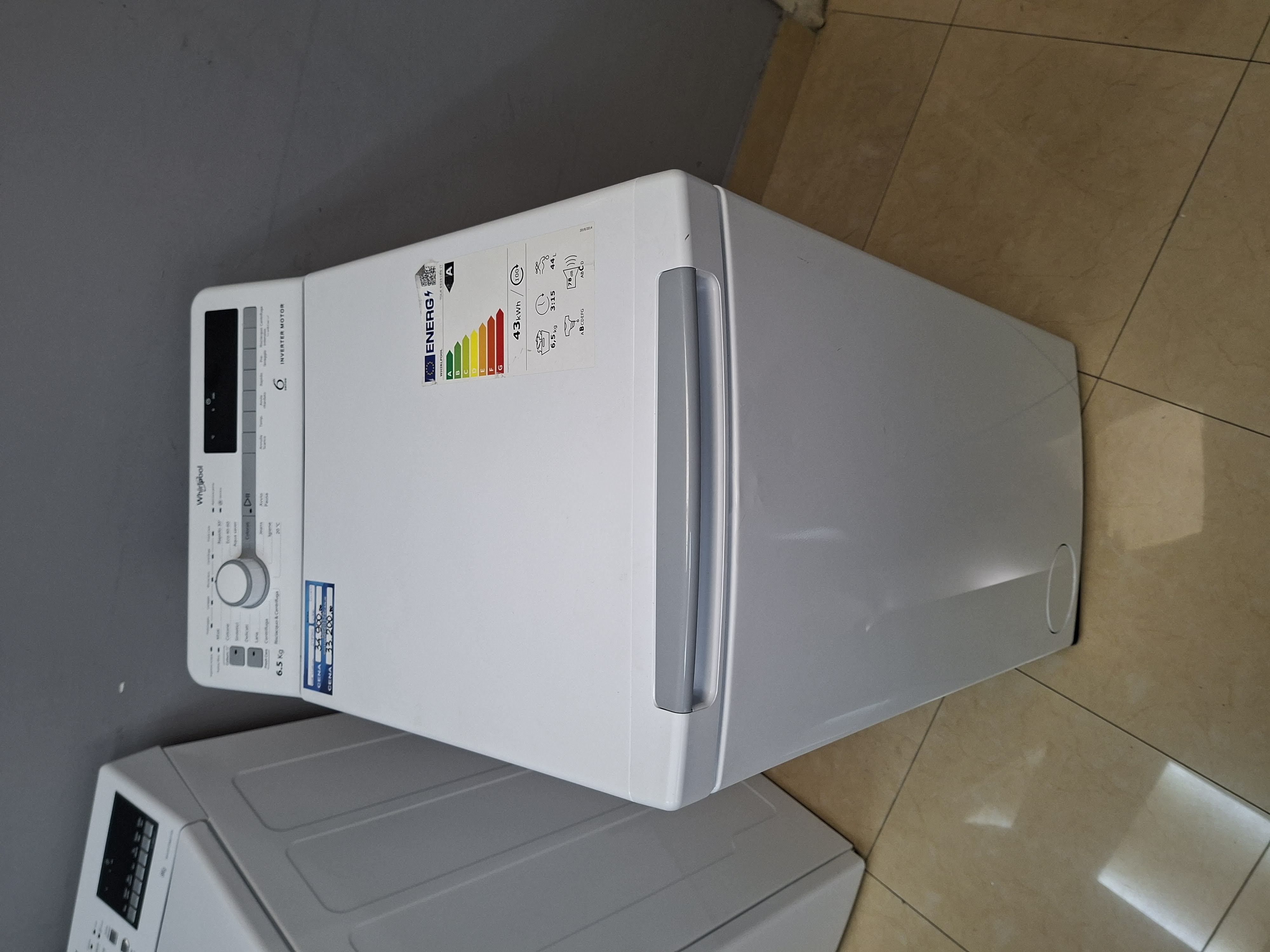 Veš mašina Whirlpool TDLR 65261BS IT , 6,5 kg.