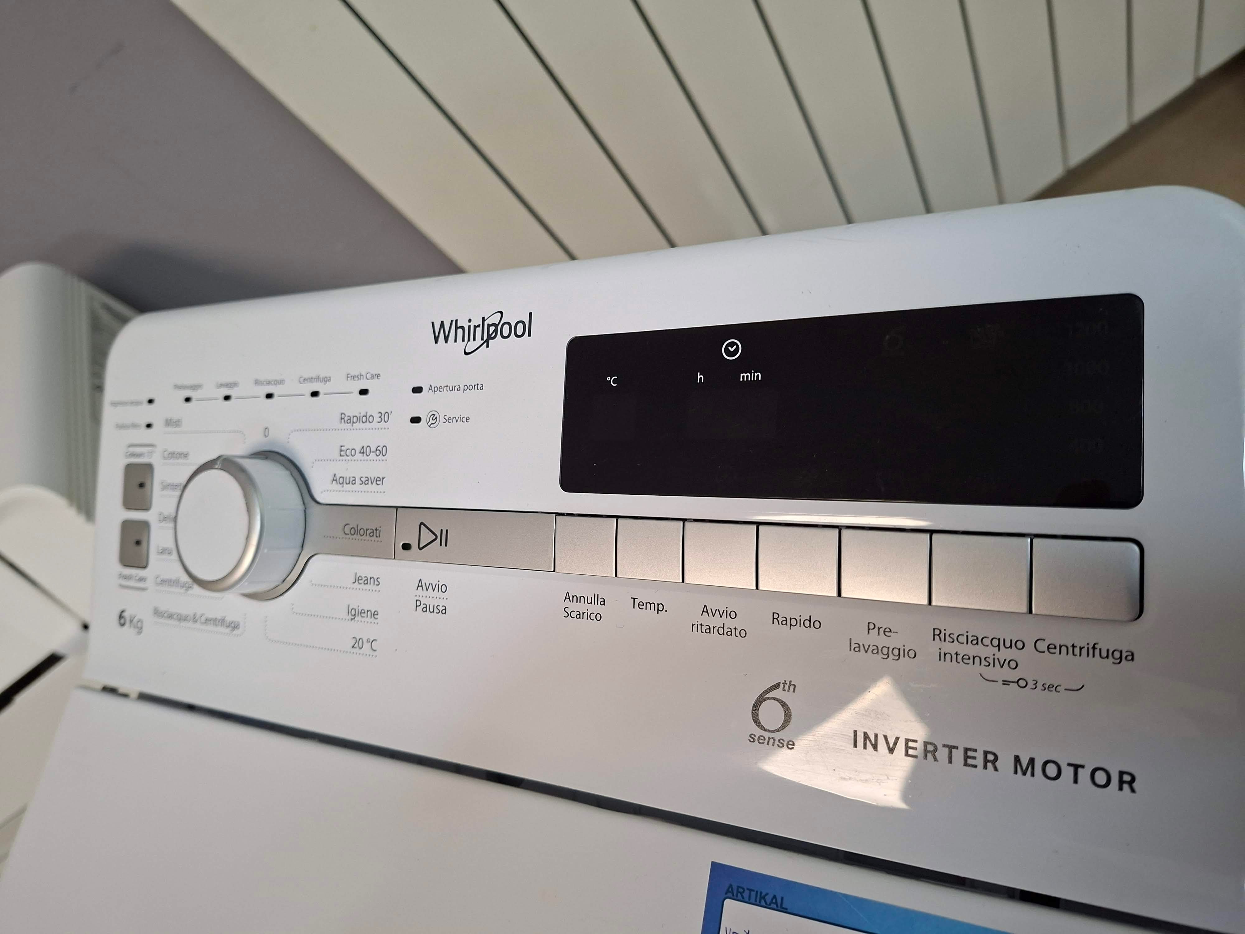 Veš mašina Whirlpool TDLR P66 BS IT, 6 kg