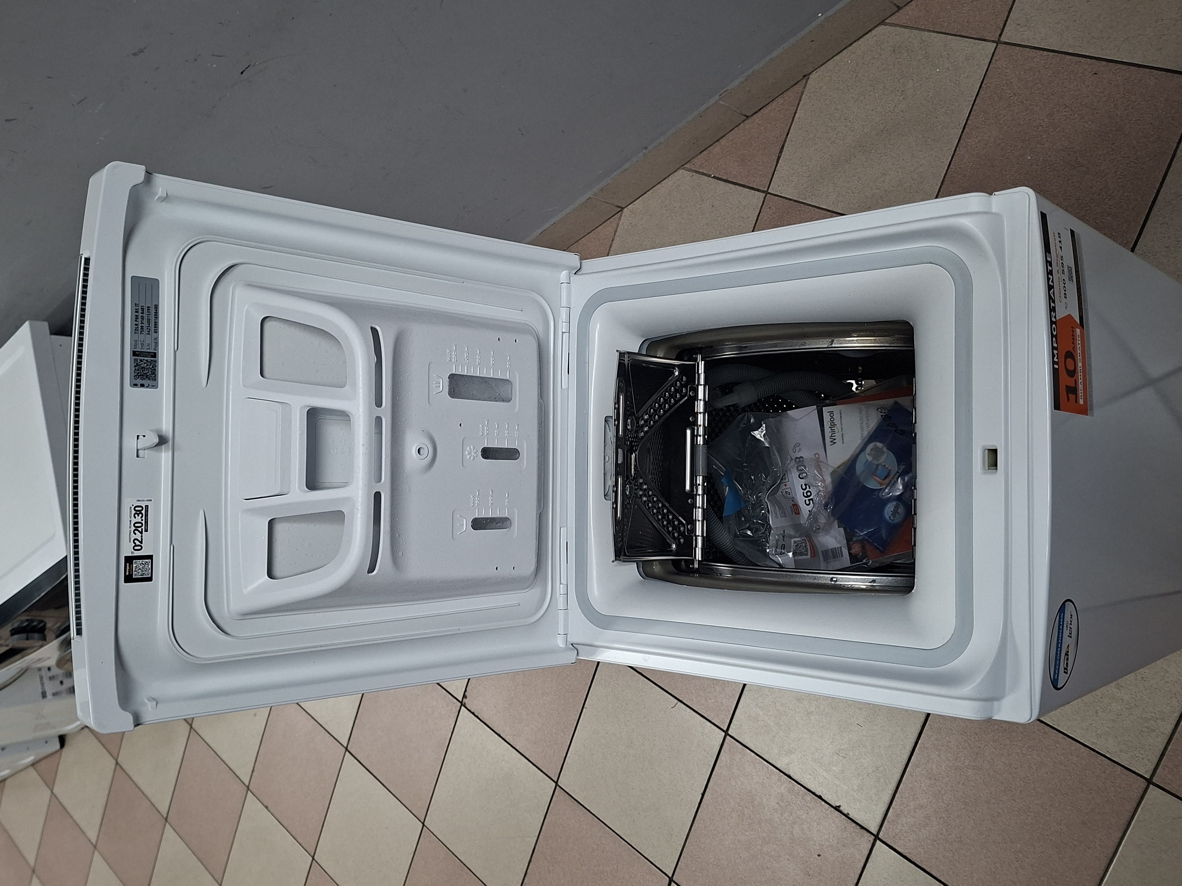 Veš mašina Whirlpool TDLR P66 BS IT, 6 kg