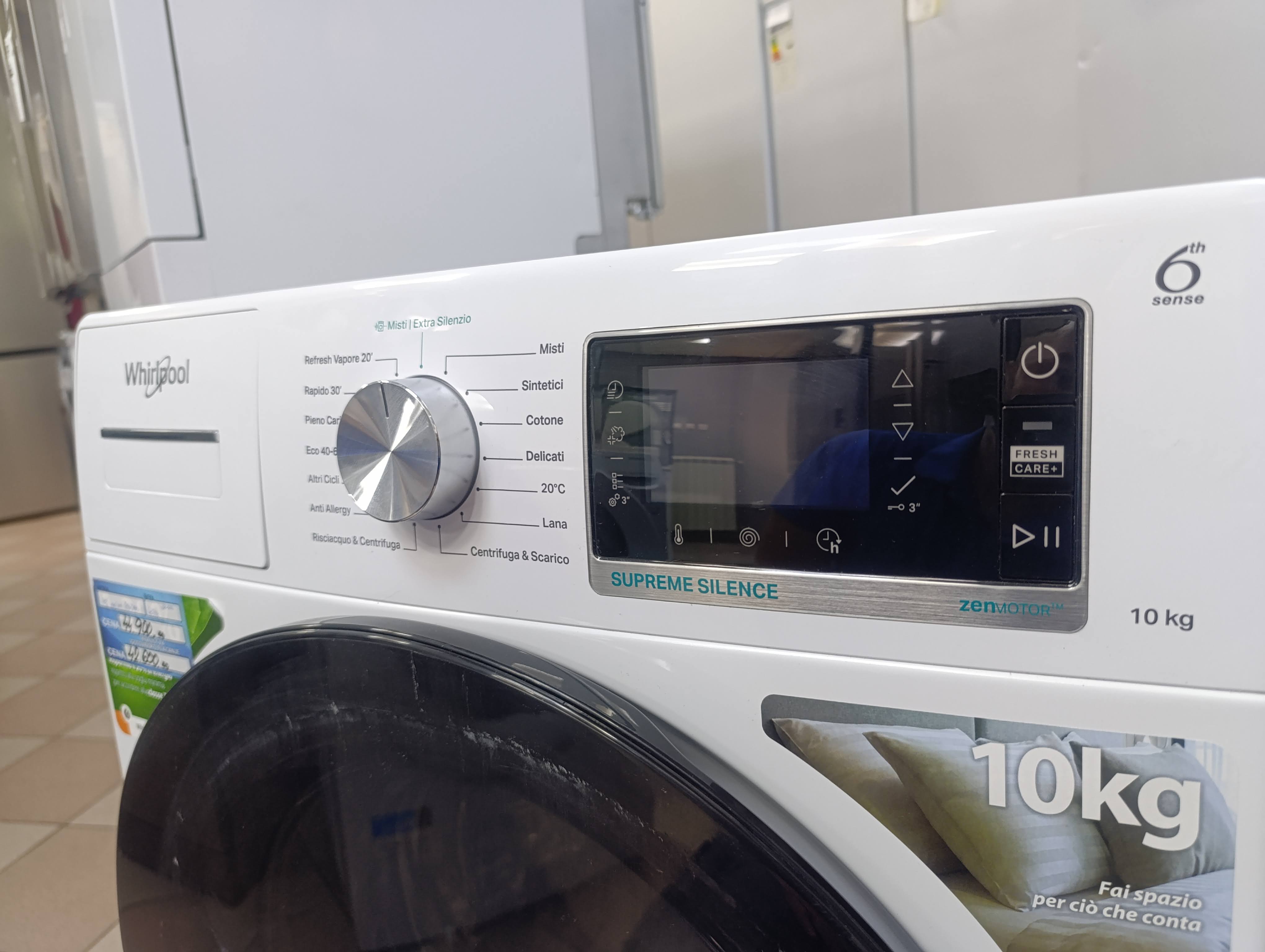 Veš mašina Whirlpool W6 08 Silence IT , 10 kg.
