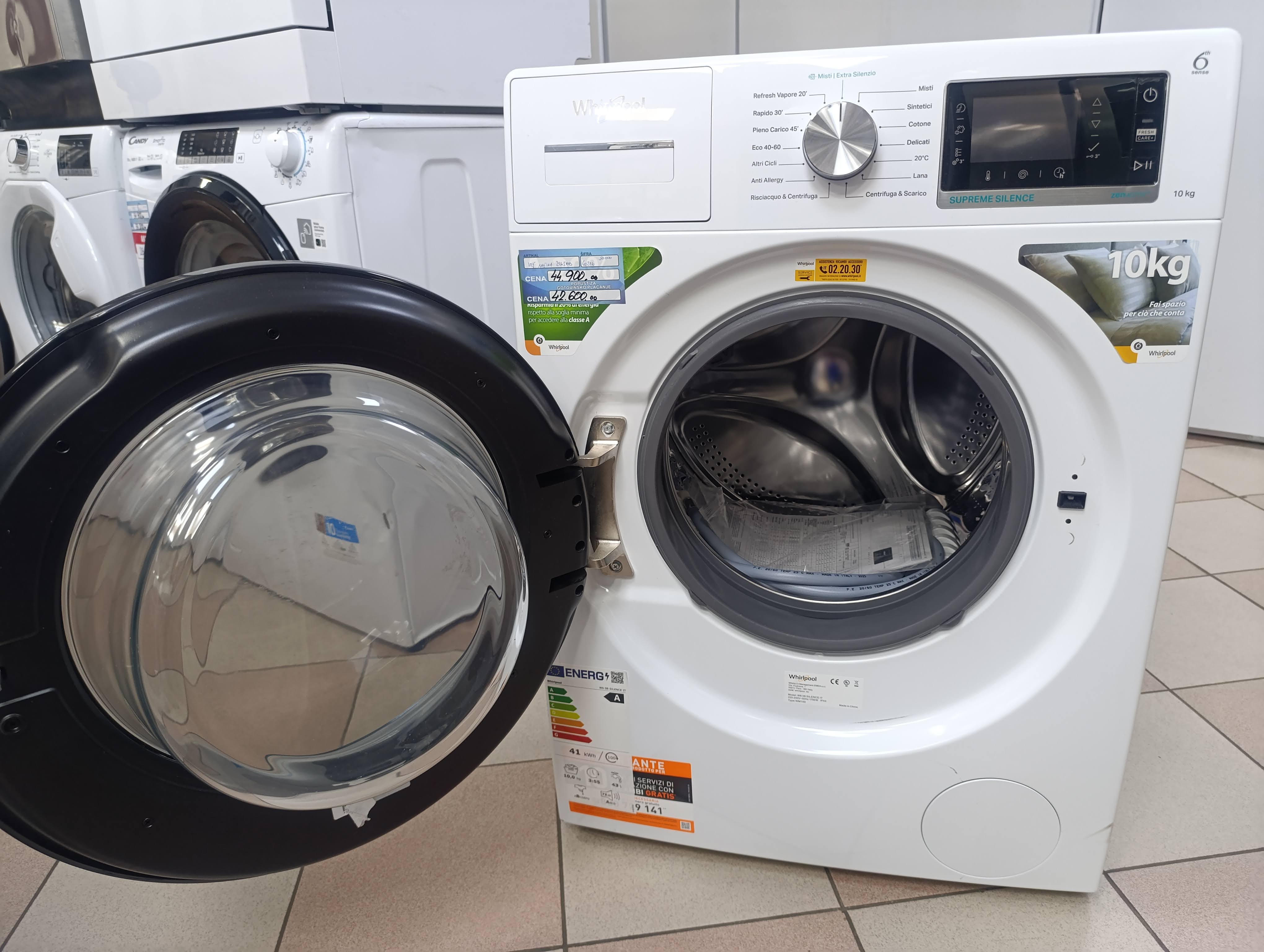 Veš mašina Whirlpool W6 08 Silence IT , 10 kg.
