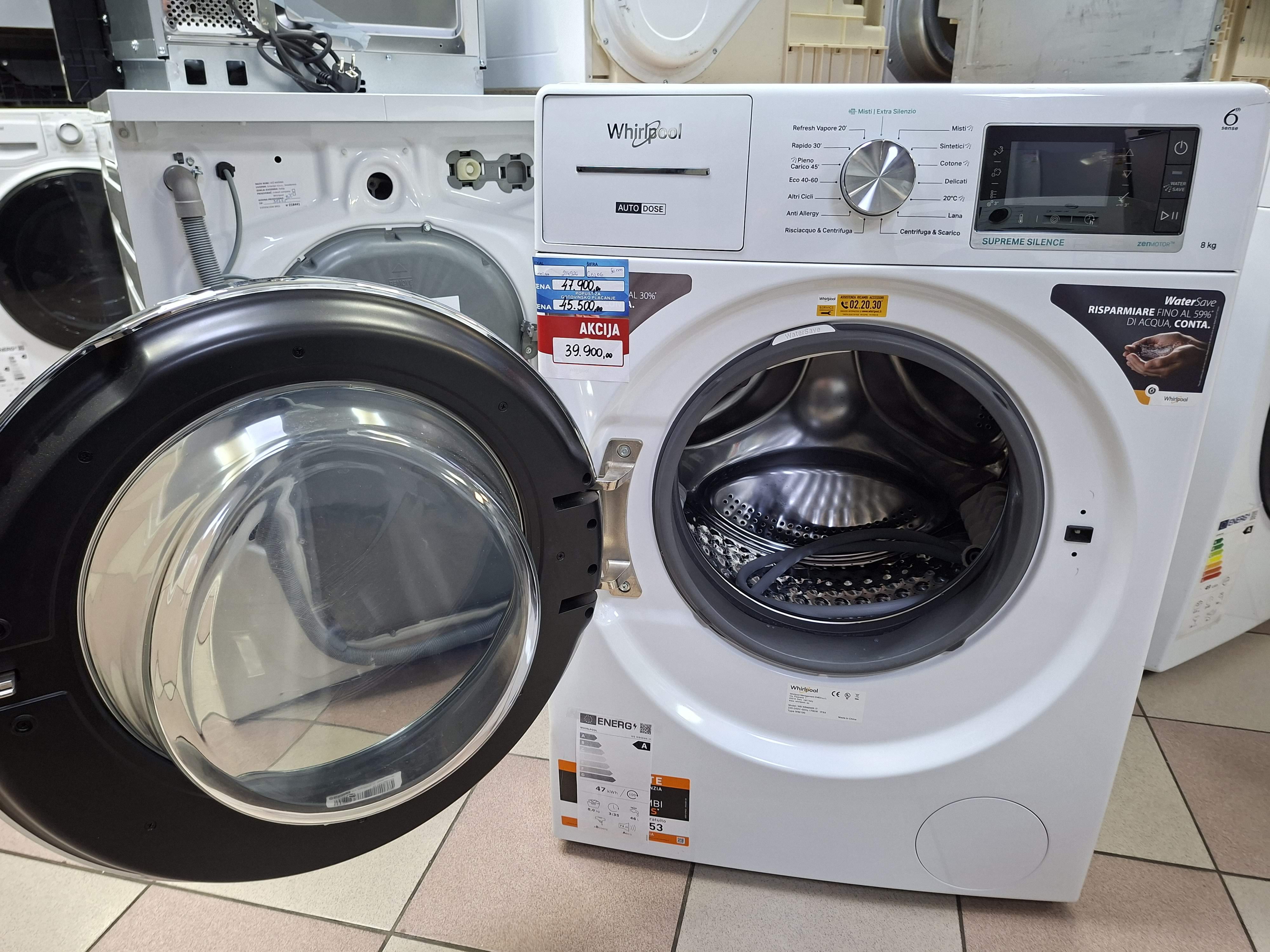 Veš mašina Whirlpool W8 W846WR IT, 8kg