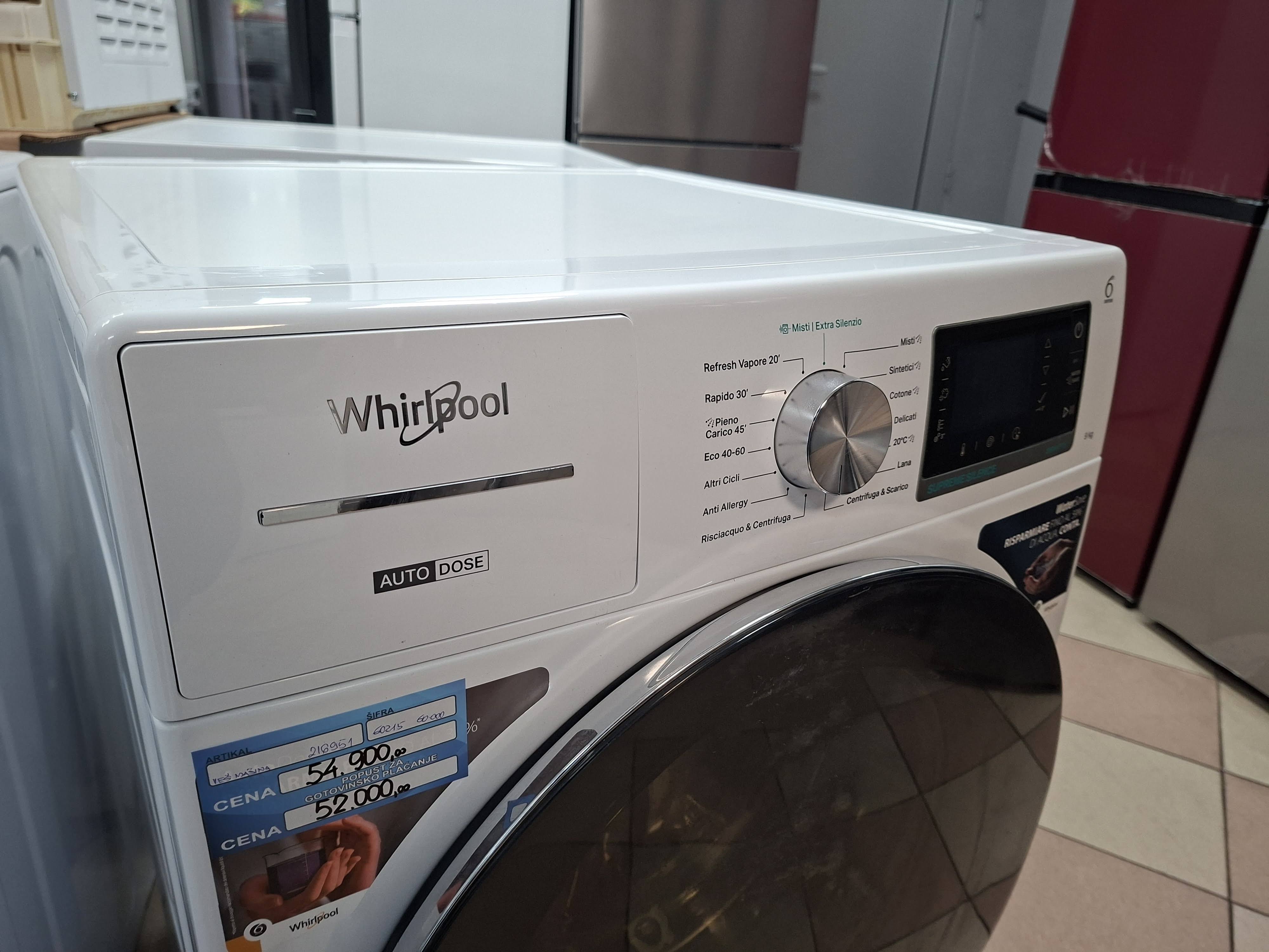 Veš mašina Whirlpool W8 W946WR IT, 9kg
