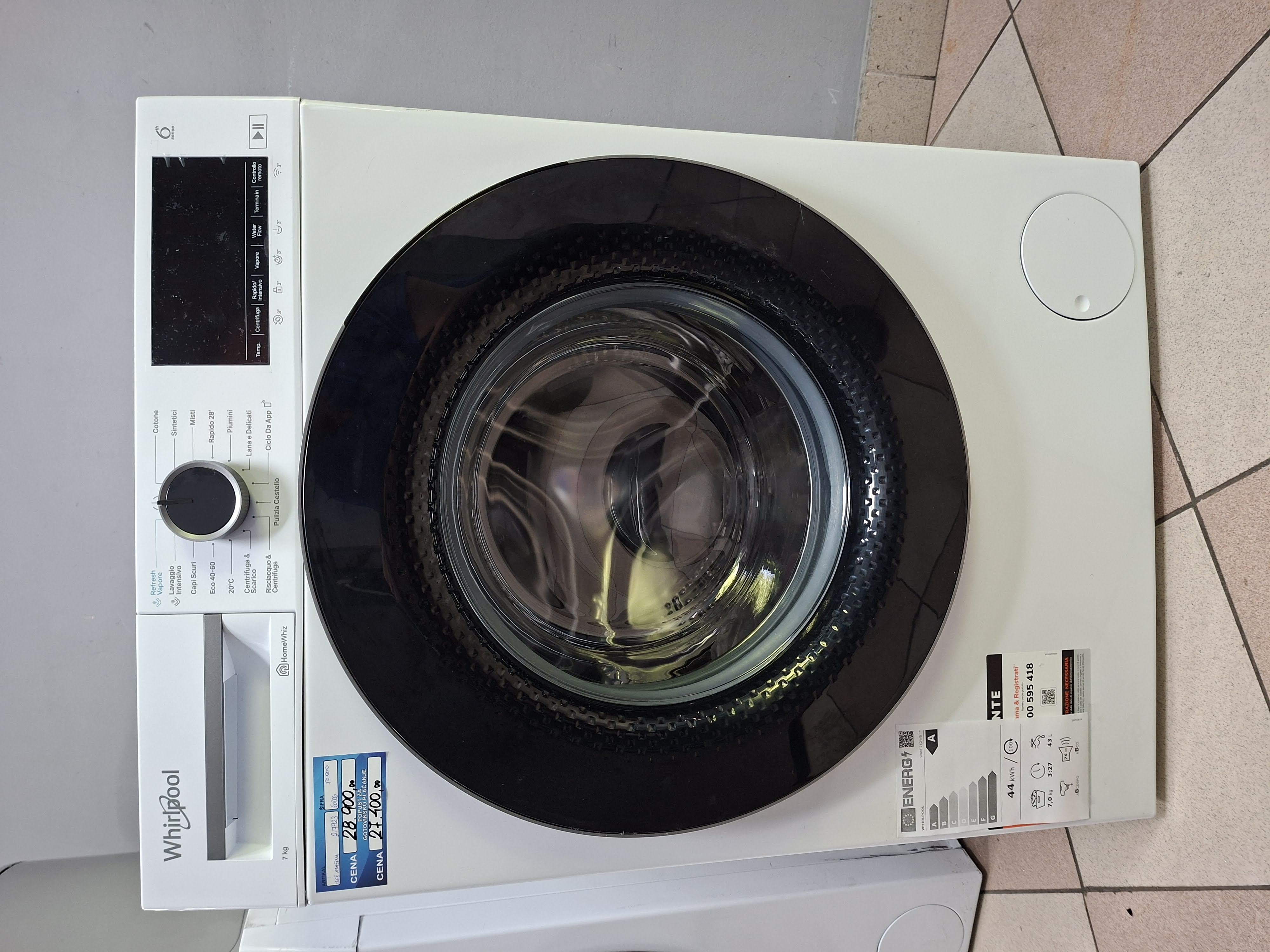 Veš mašina Whirlpool  WAM 762WB IT  , 7 kg.