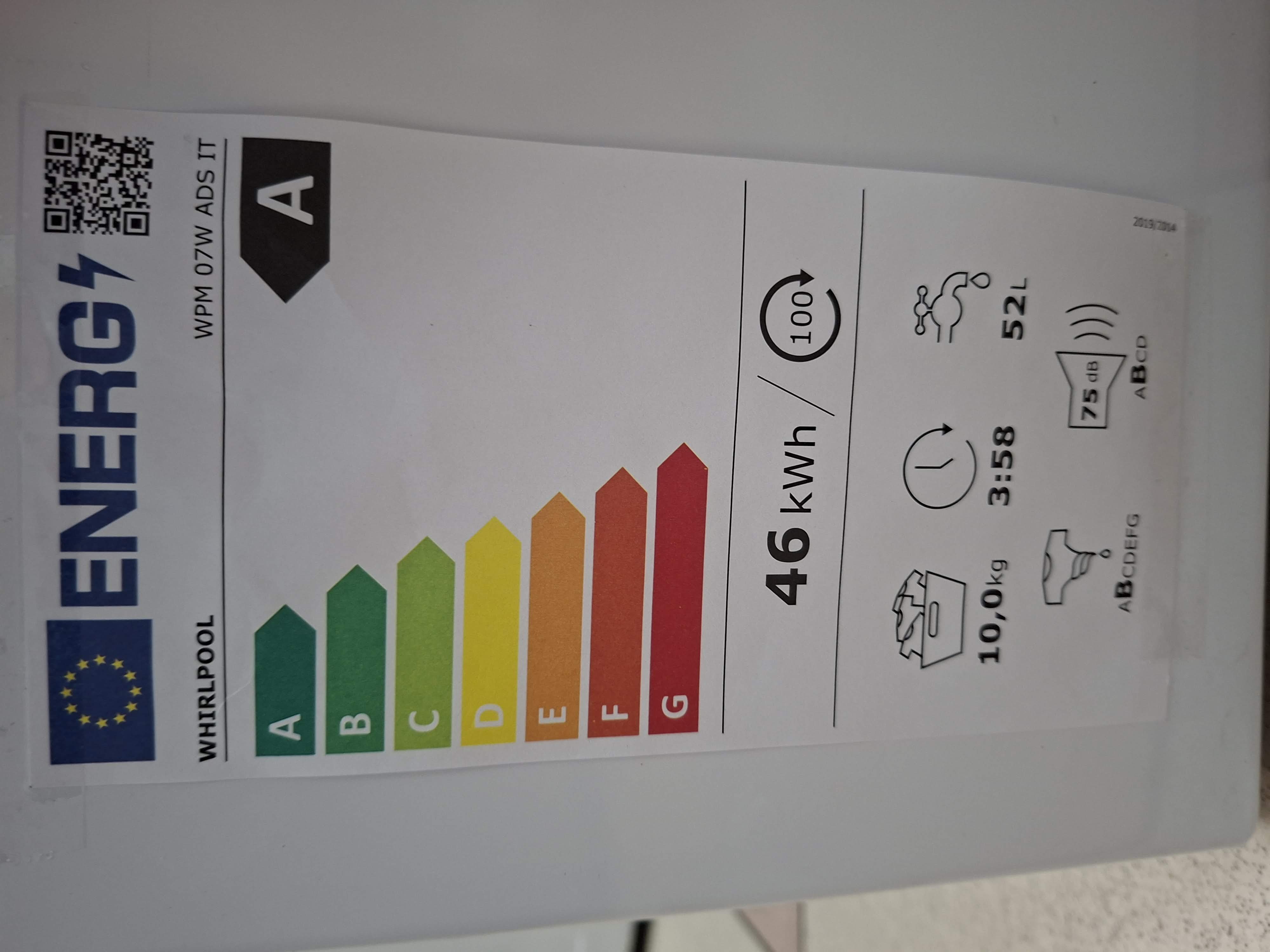 Veš mašina Whirlpool WPM 07W ADS IT, 10kg