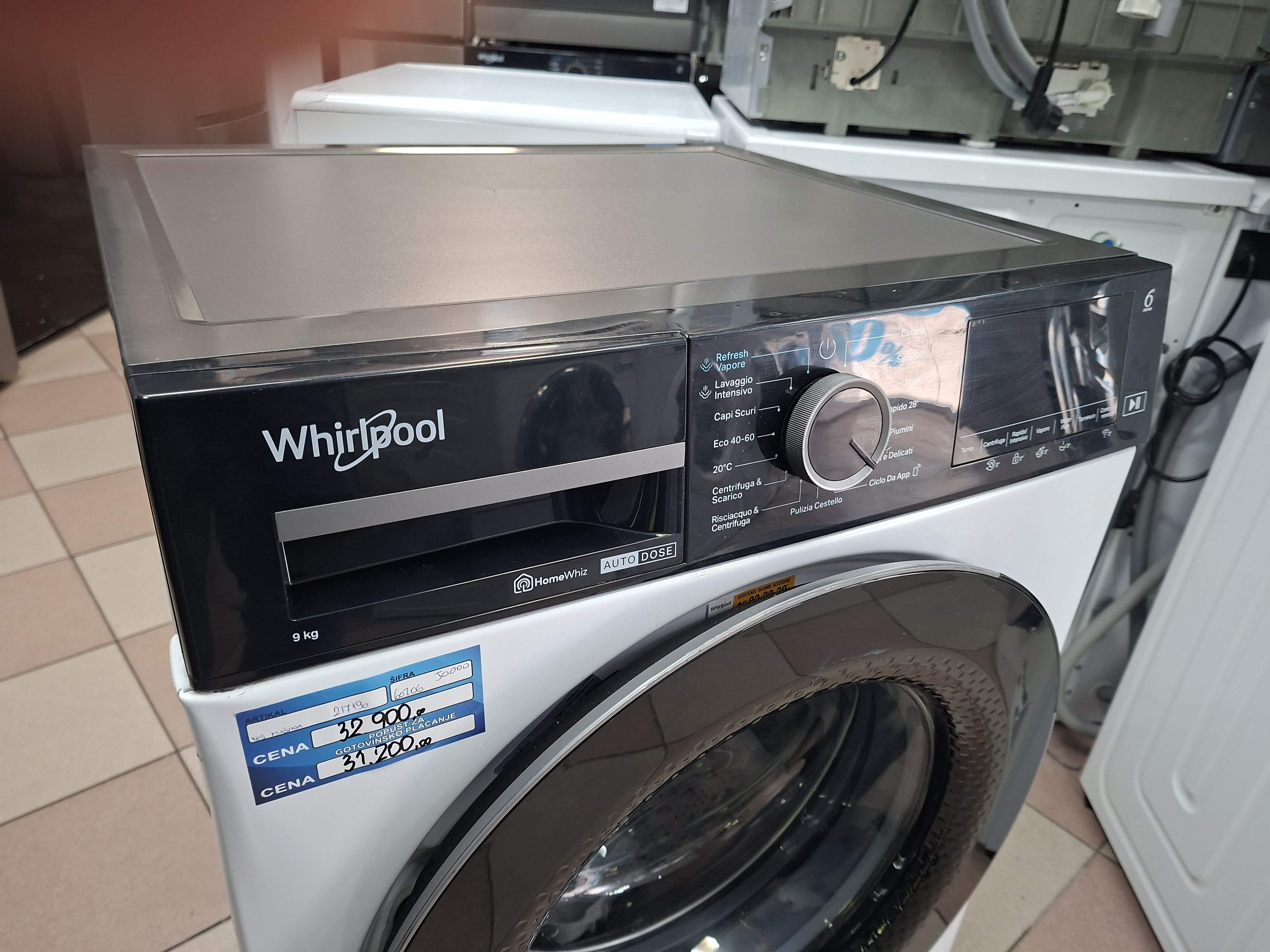 Veš mašina Whirlpool WPM 97W ADS IT (2), 9 kg