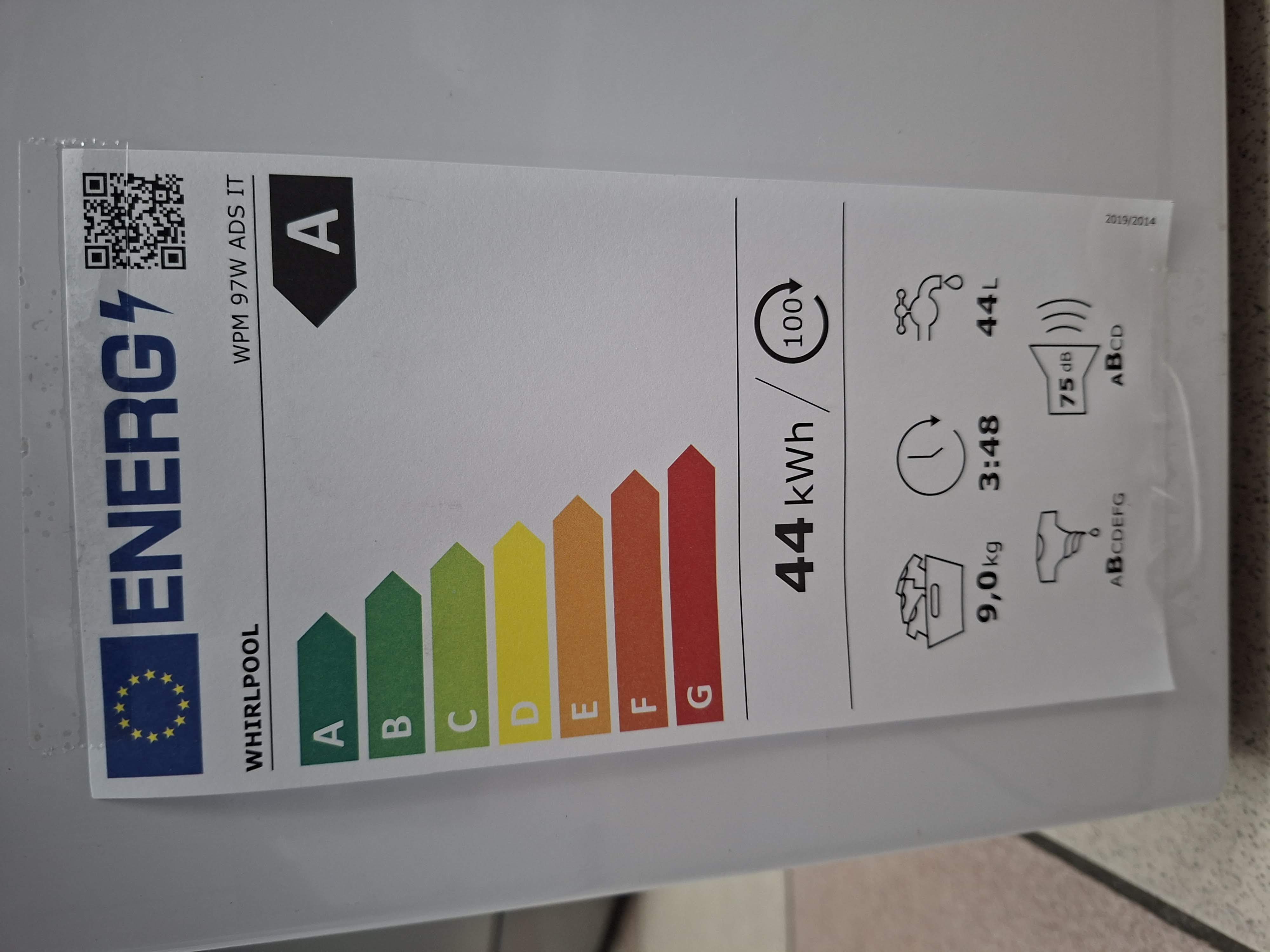 Veš mašina Whirlpool WPM 97W ADS IT, 9kg