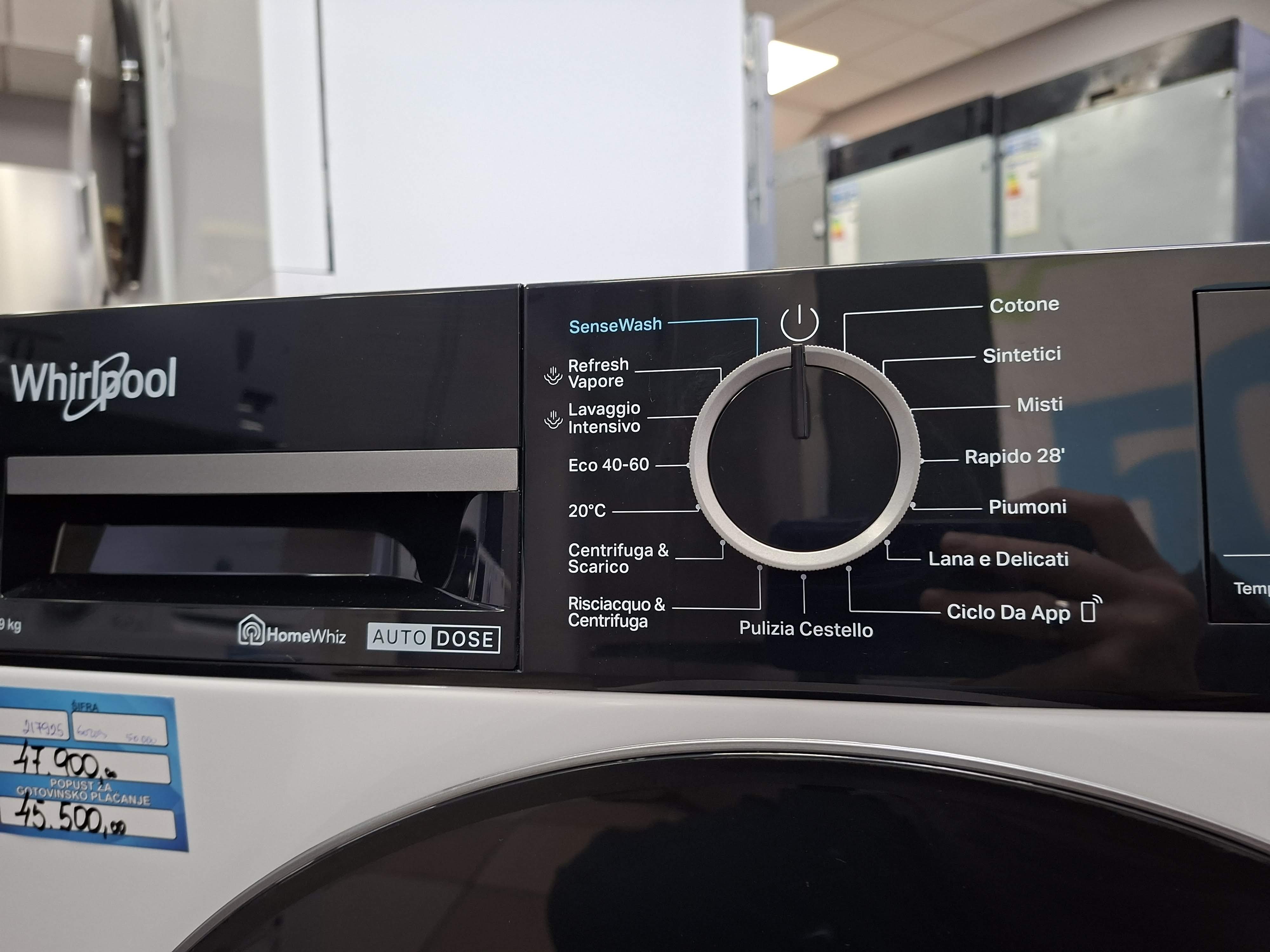 Veš mašina Whirlpool WPM 97W ADS IT, 9kg