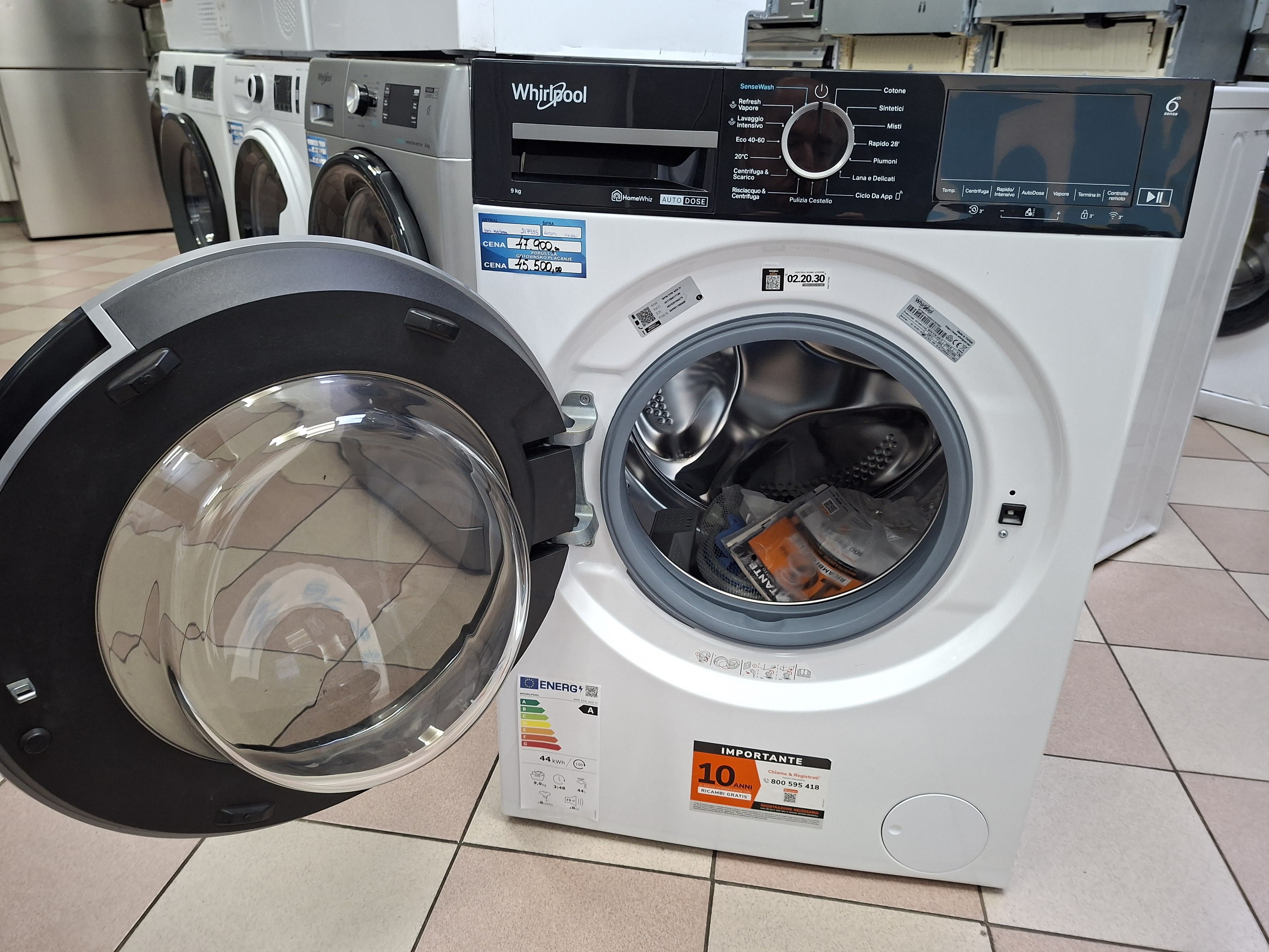 Veš mašina Whirlpool WPM 97W ADS IT, 9kg