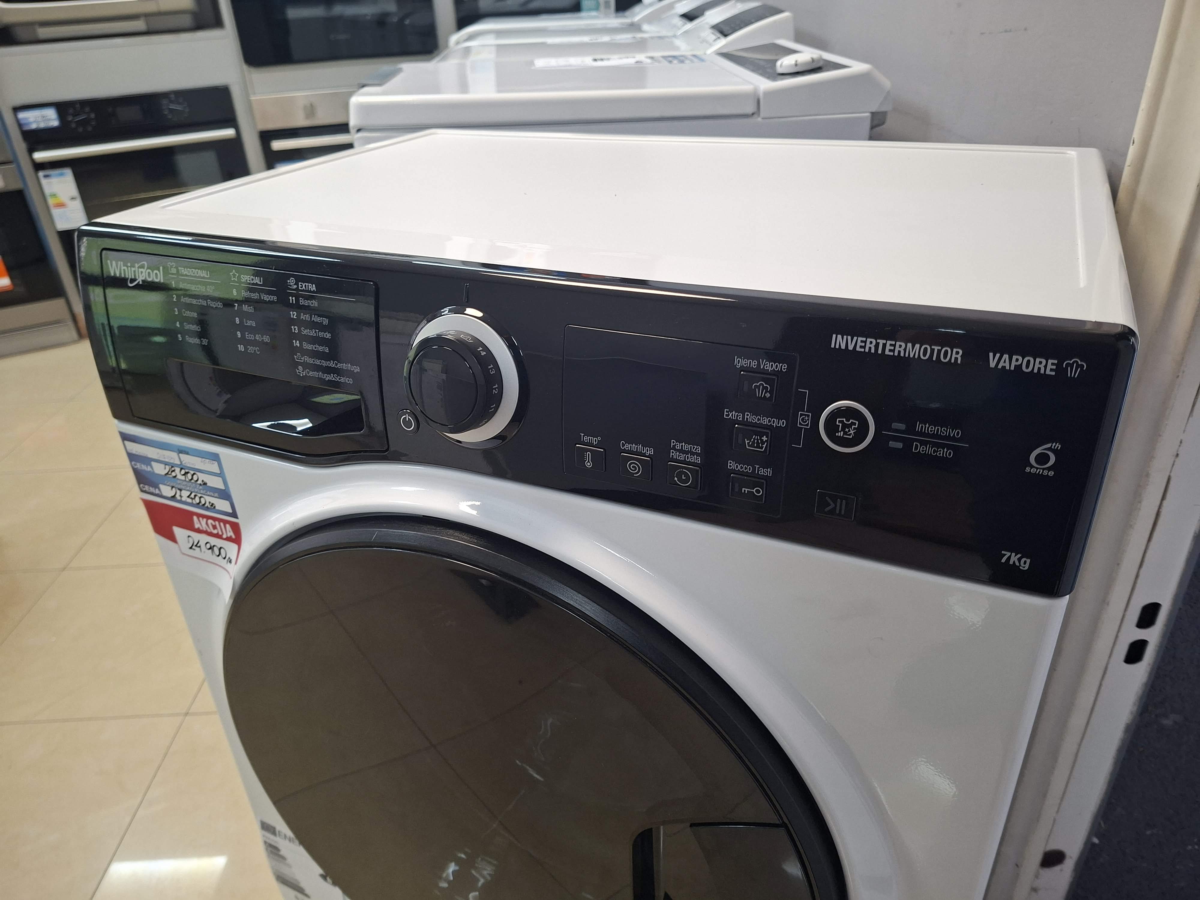 Veš mašina Whirlpool WSB 725 D IT, 7kg, slim