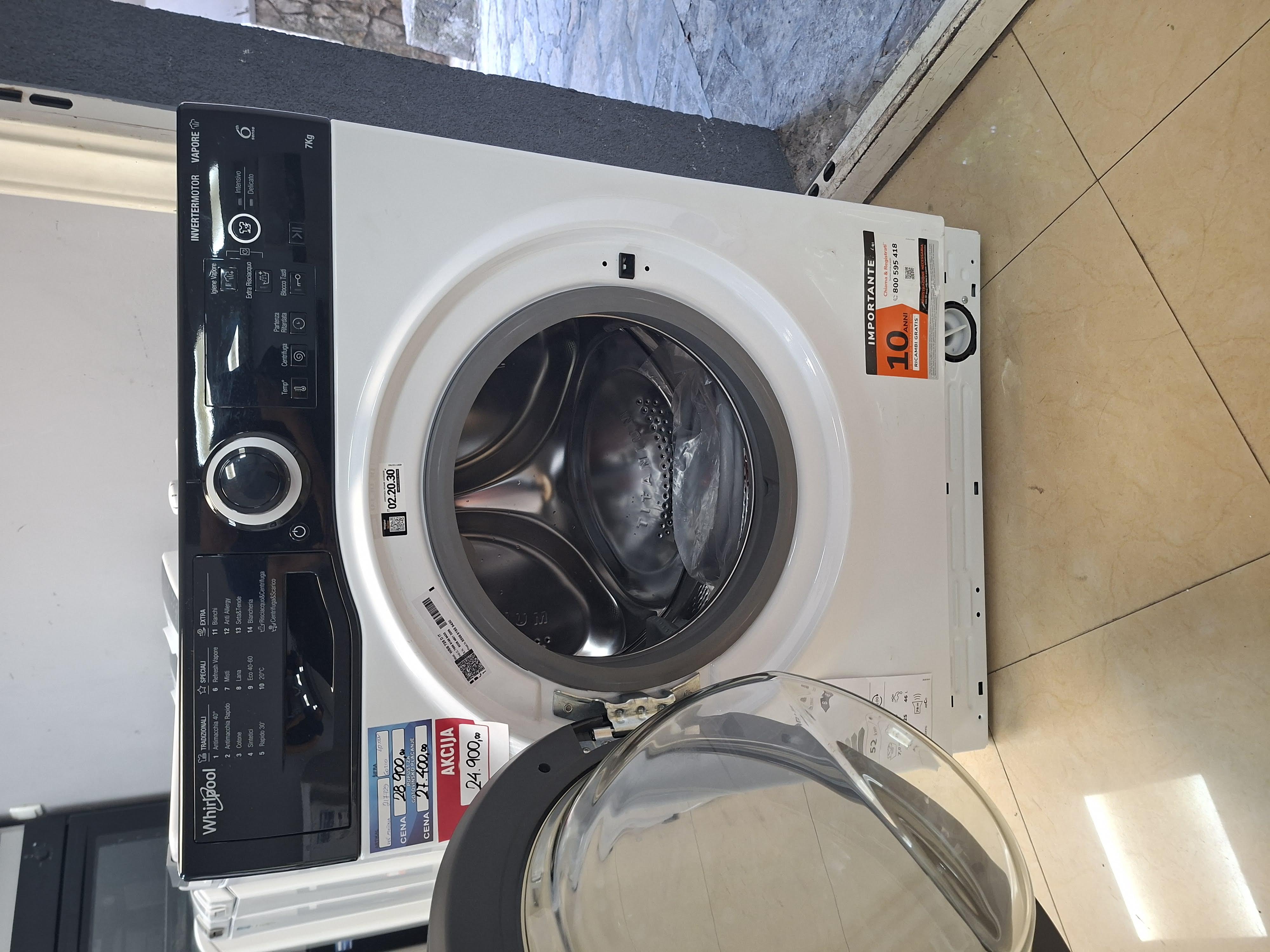 Veš mašina Whirlpool WSB 725 D IT, 7kg, slim