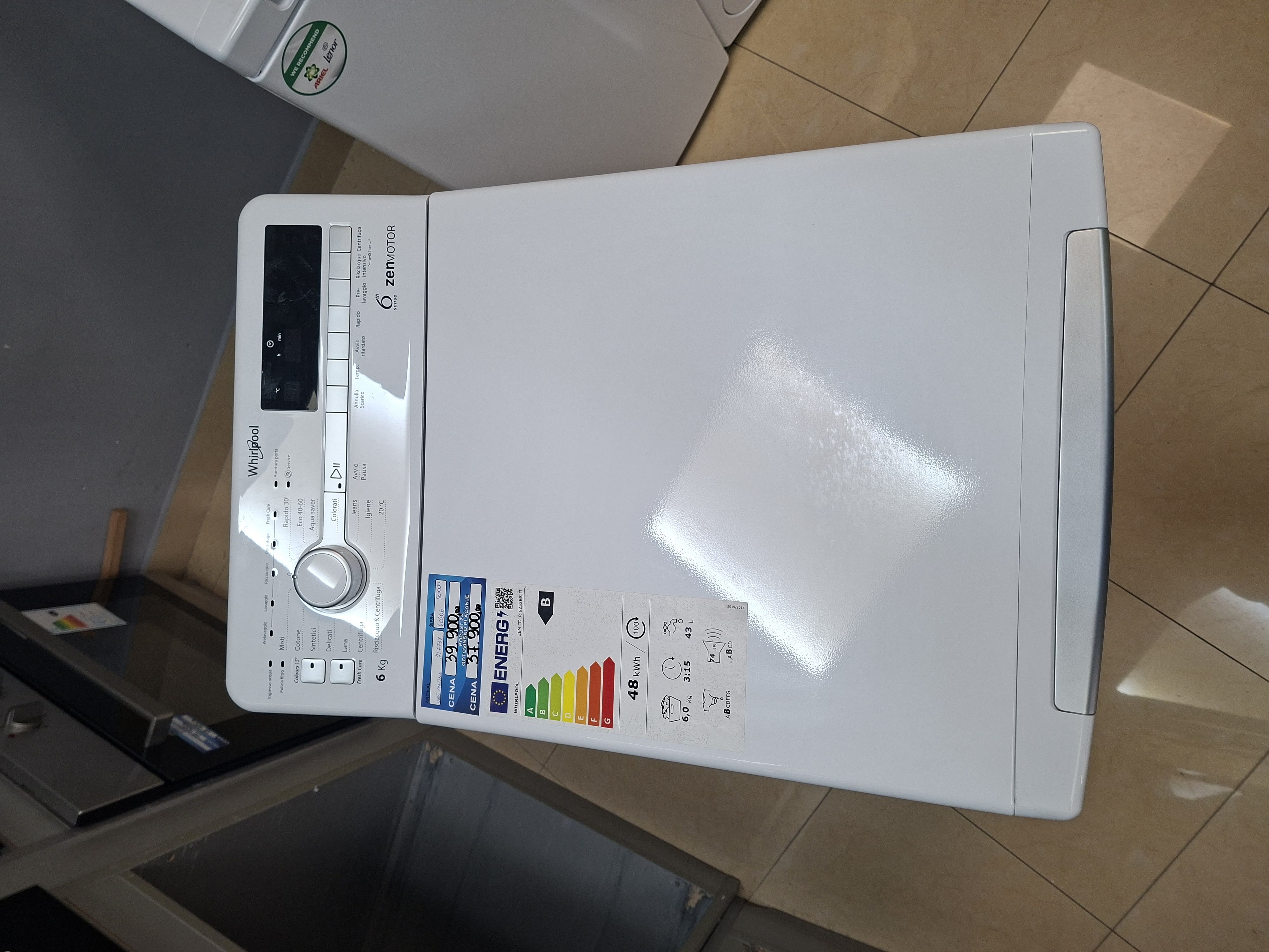 Veš mašina Whirlpool ZEN TDLR 6252BS IT (2), 6 kg