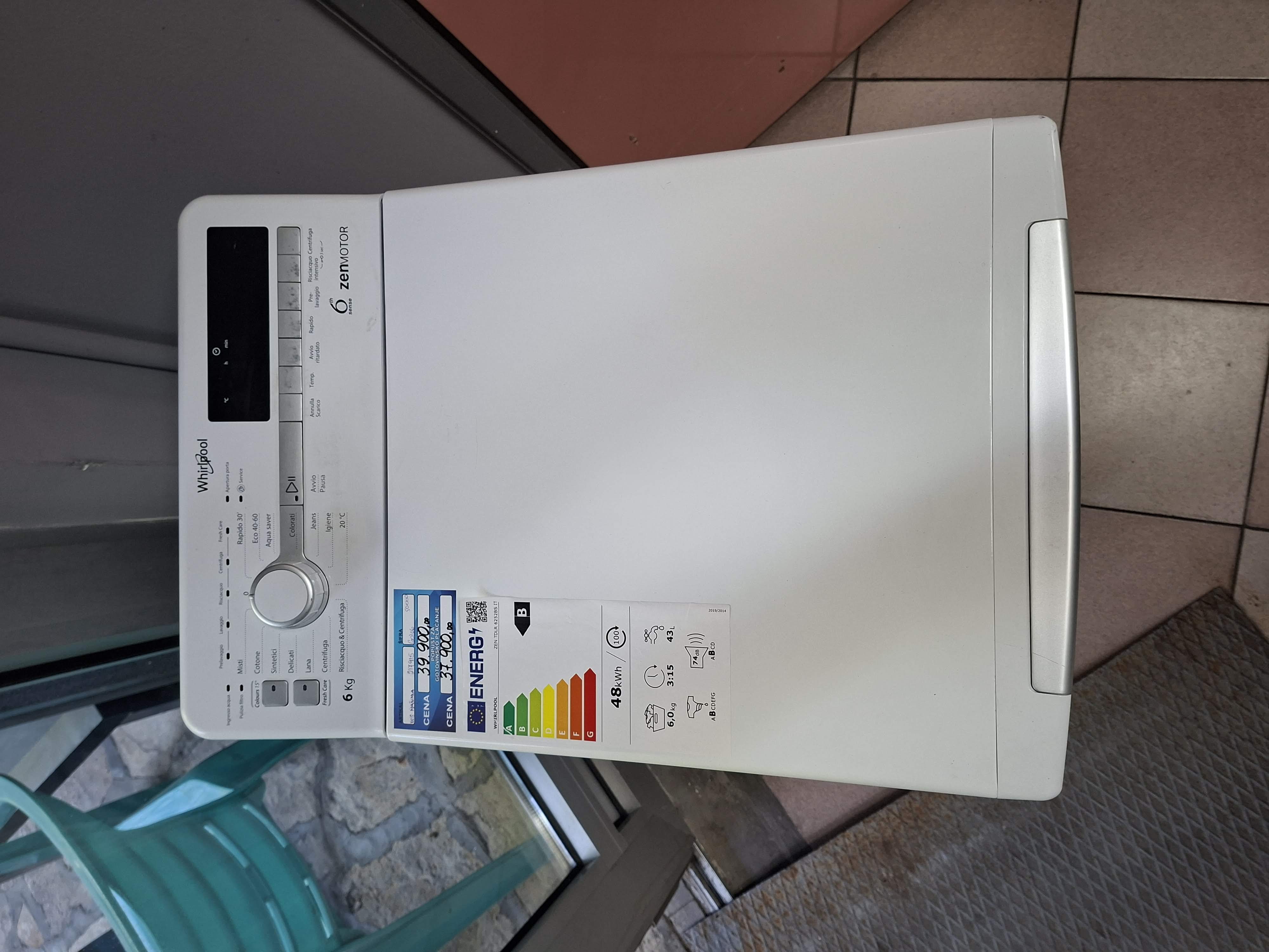 Veš mašina Whirlpool ZEN TDLR 6252BS IT, 6 kg