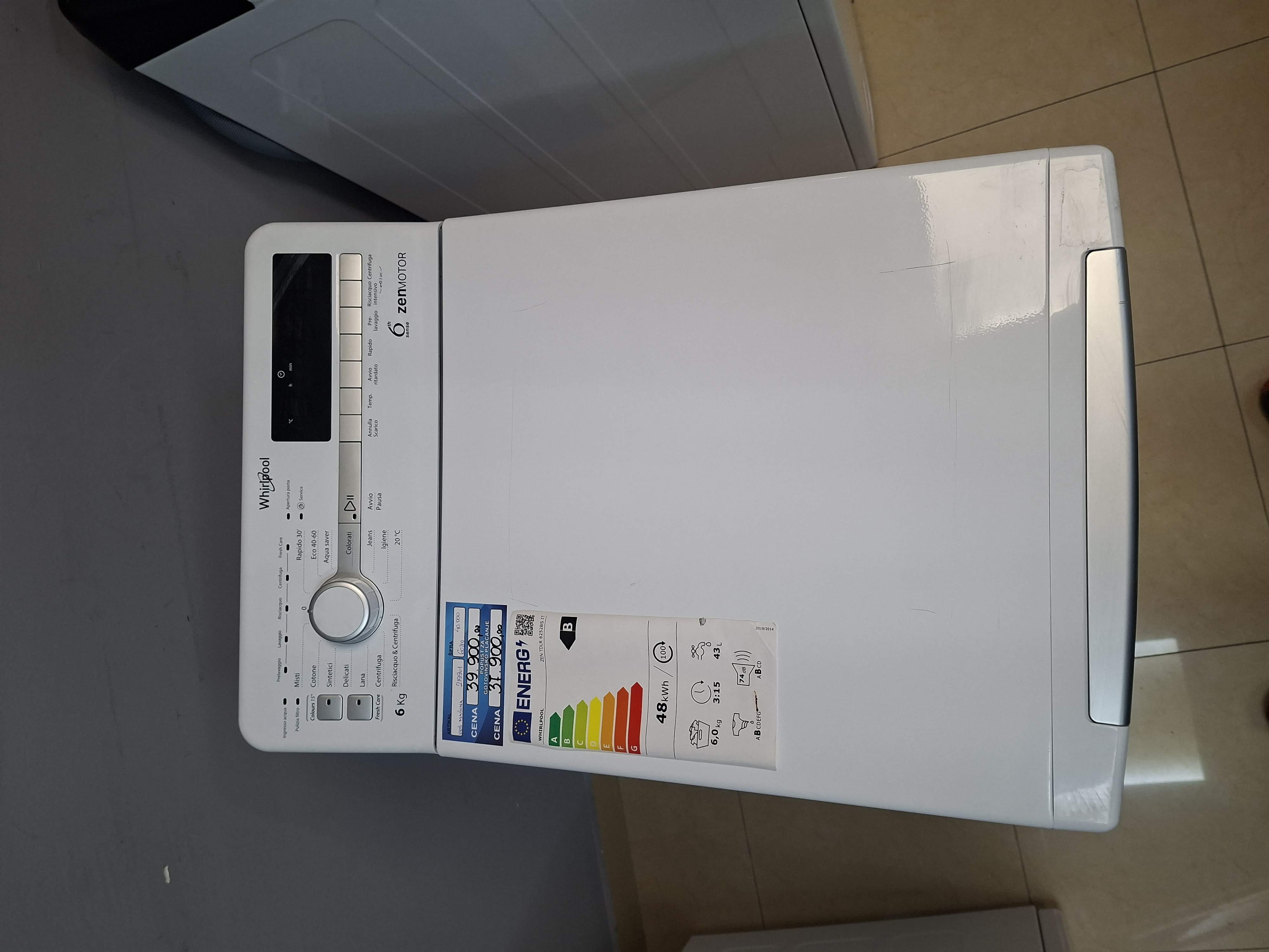 Veš mašina Whirlpool ZEN TDLR 6252BS IT, 6 kg