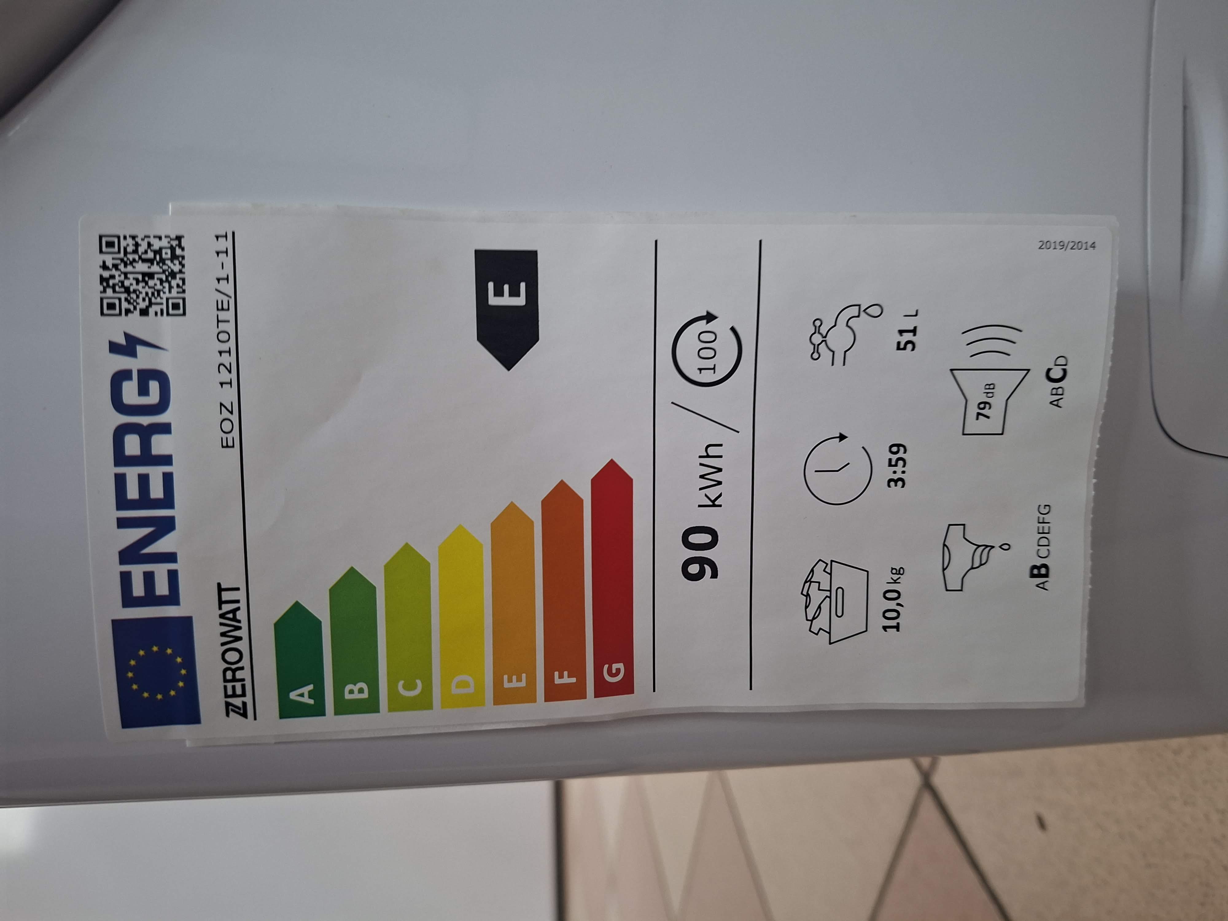 Veš mašina Zerowatt EOZ 1210TE/1-11 (3) , 10 kg
