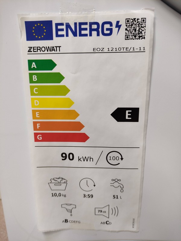Veš mašina Zerowatt EOZ 1210TE/1-11 , 10 kg
