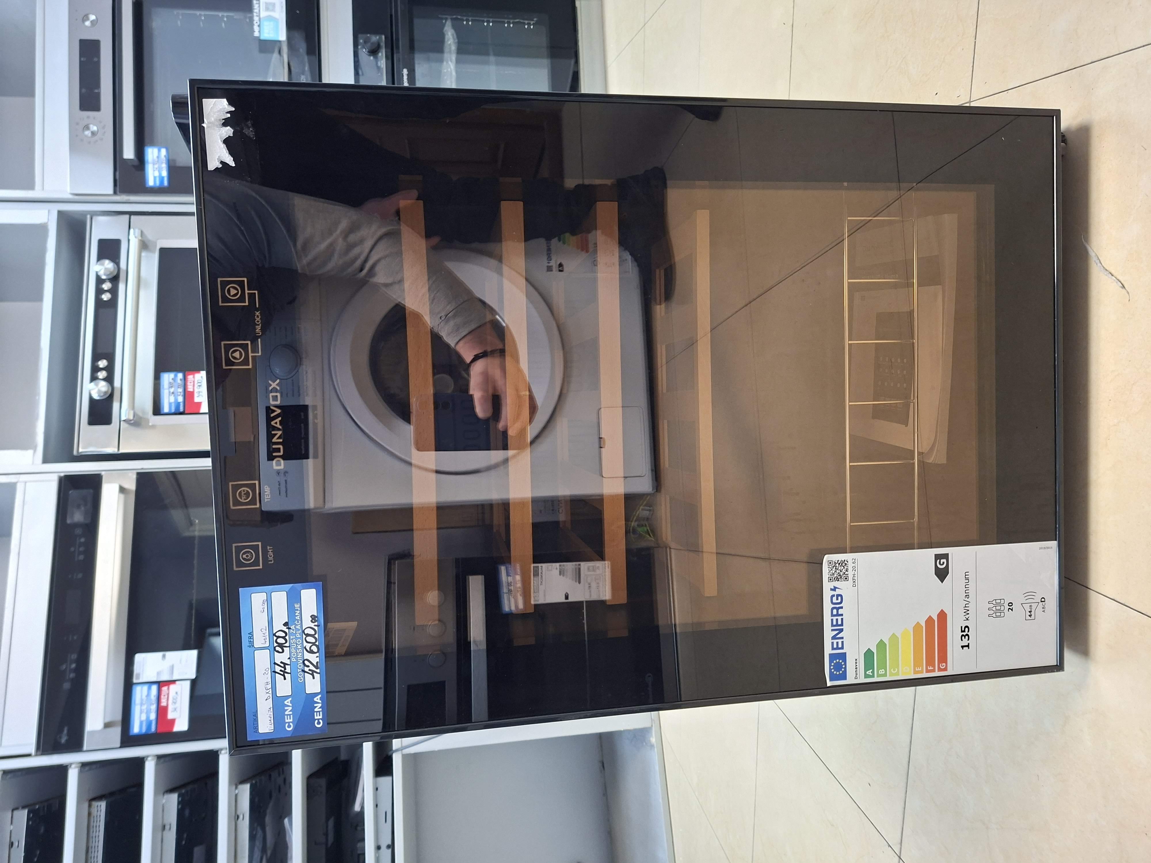 Vinska Vitrina Dunavox DXFH-20.62 , 20 Boca