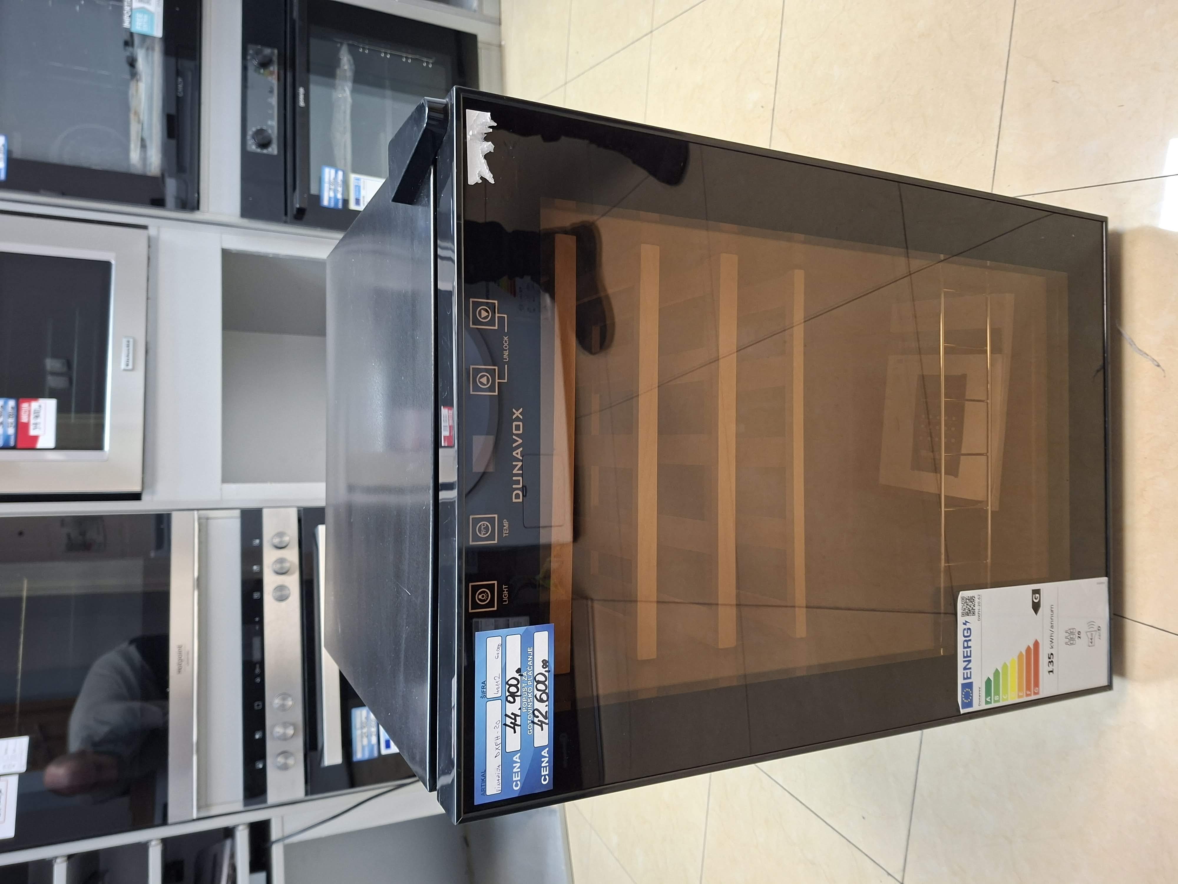 Vinska Vitrina Dunavox DXFH-20.62 , 20 Boca