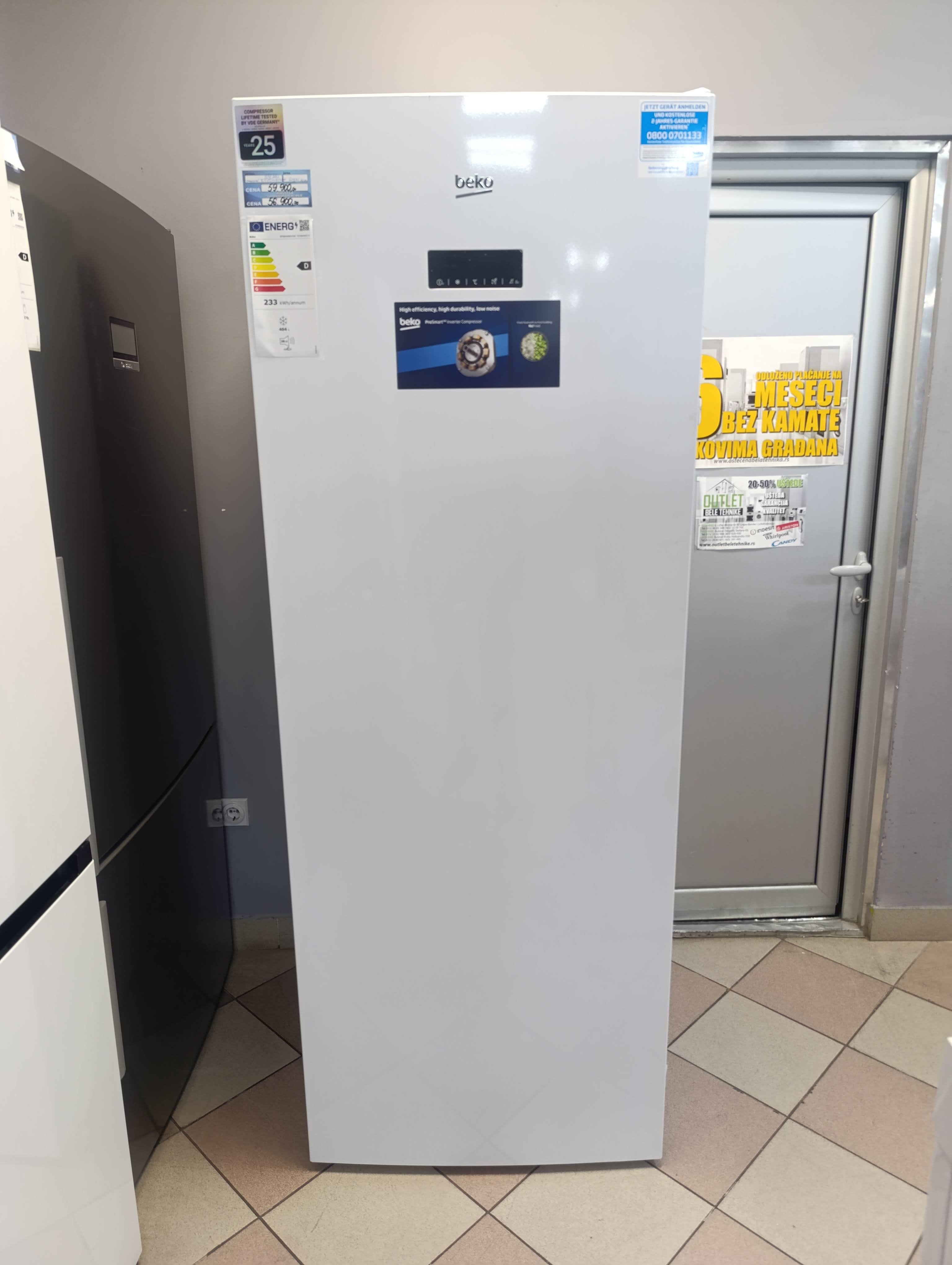 Zamrzivač Beko BEKO RFNE448E45W , Neo Frost , 192 cm.