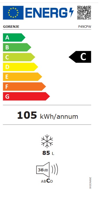 Zamrzivač Gorenje F49CPW , 85 l