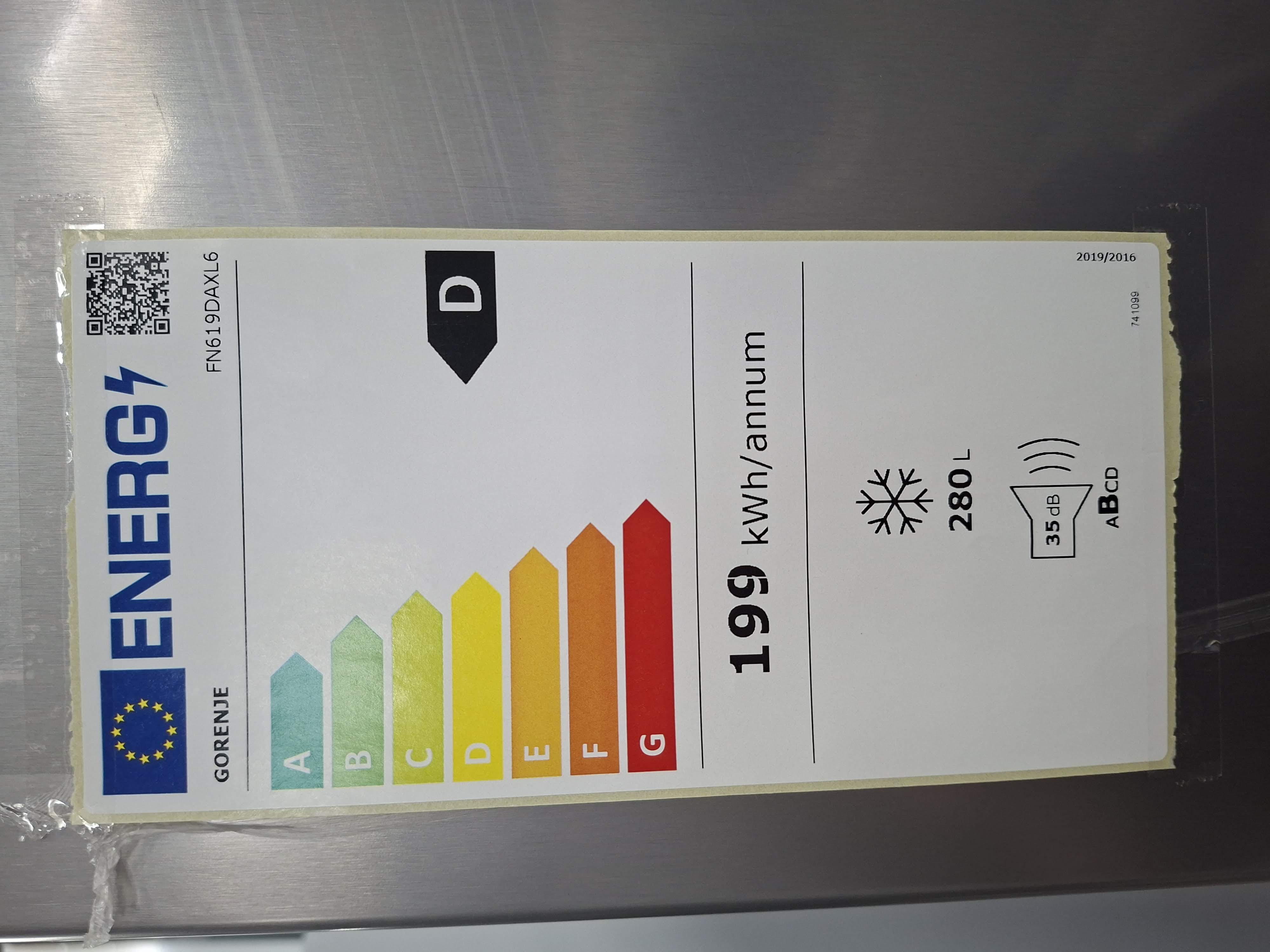 Zamrzivač Gorenje FN619DAXL6  , 280l