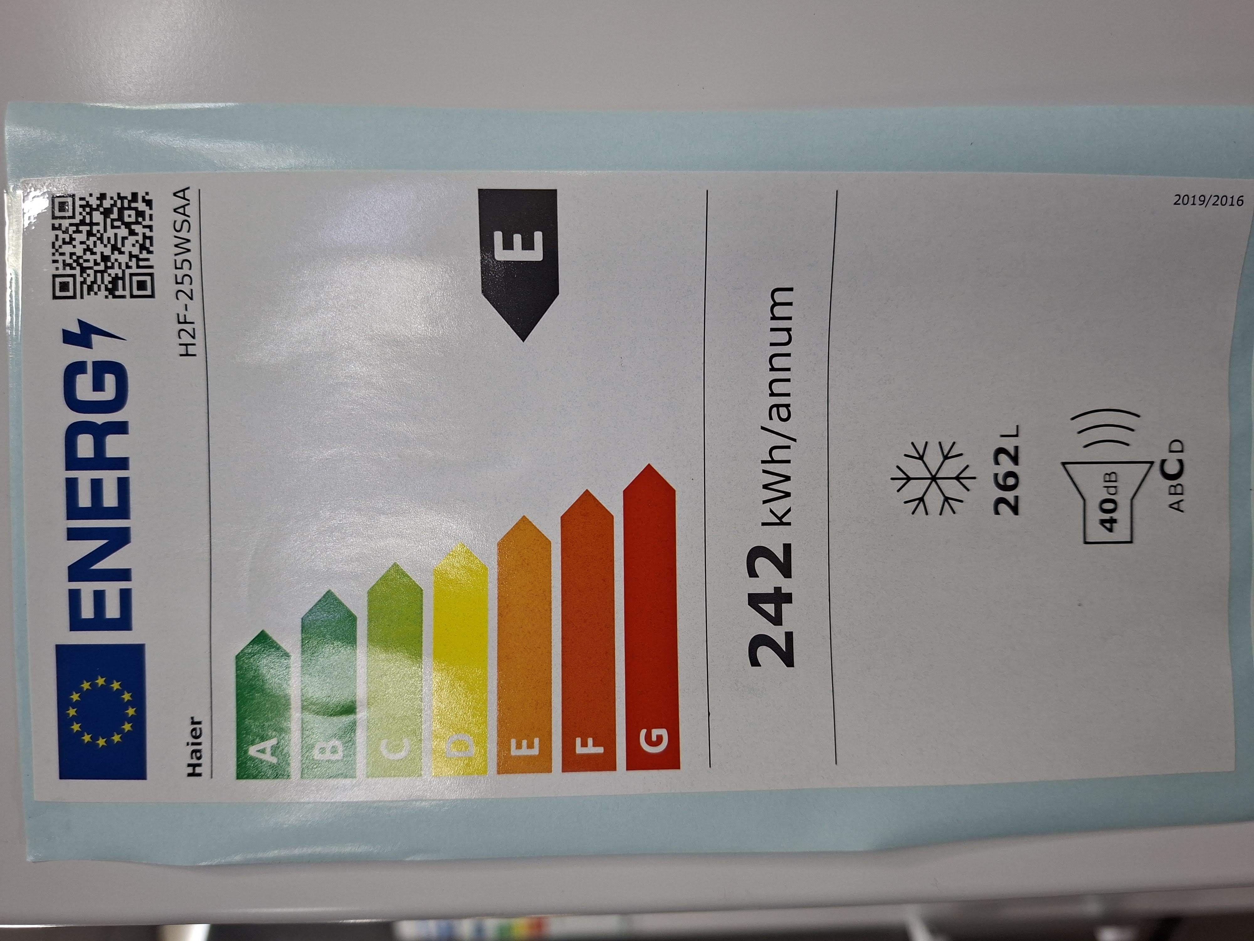 Zamrzivač Haier H2F-255WSAA , 187cm