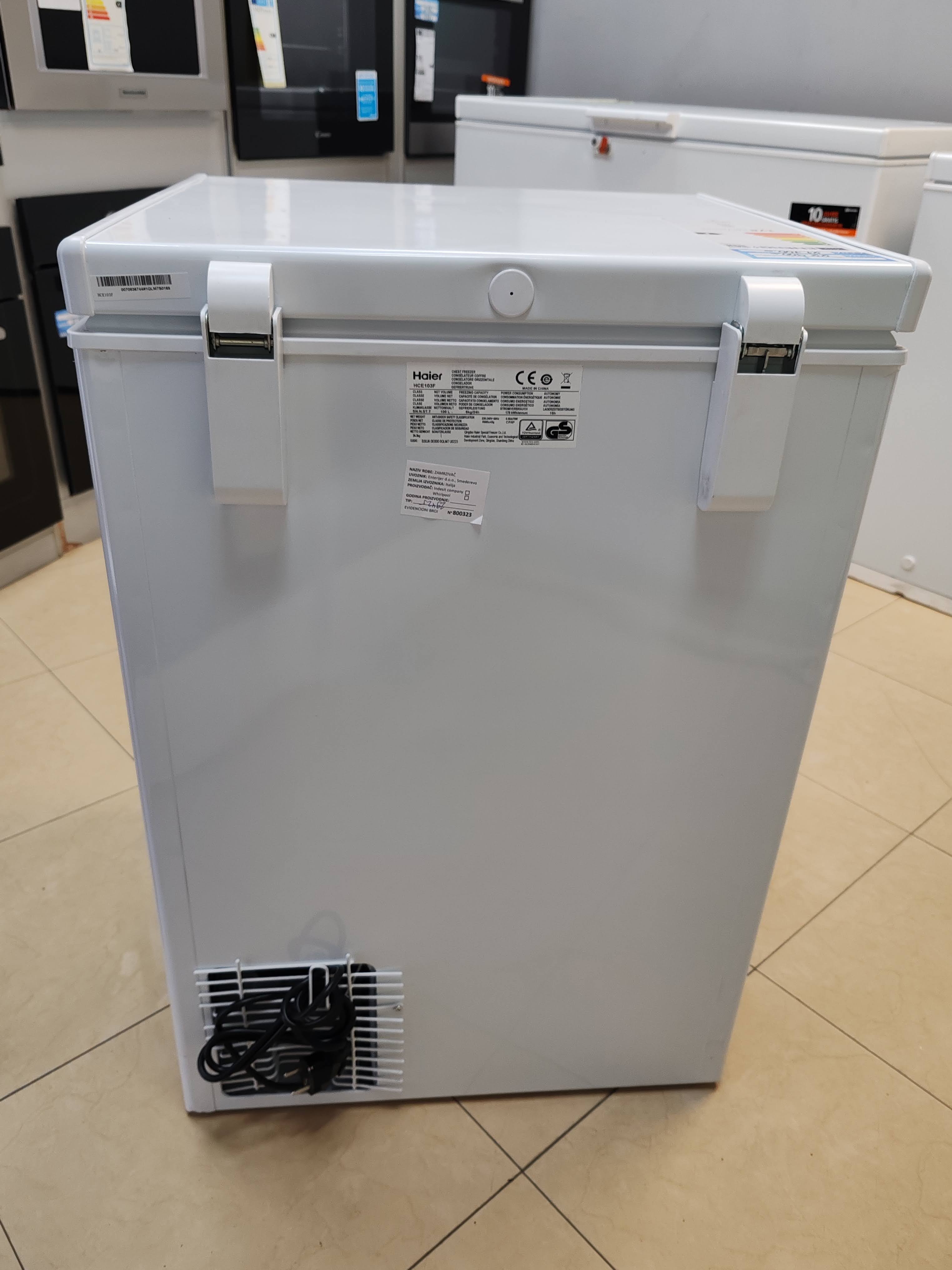 Zamrzivač Haier HCE103F , 100 litara
