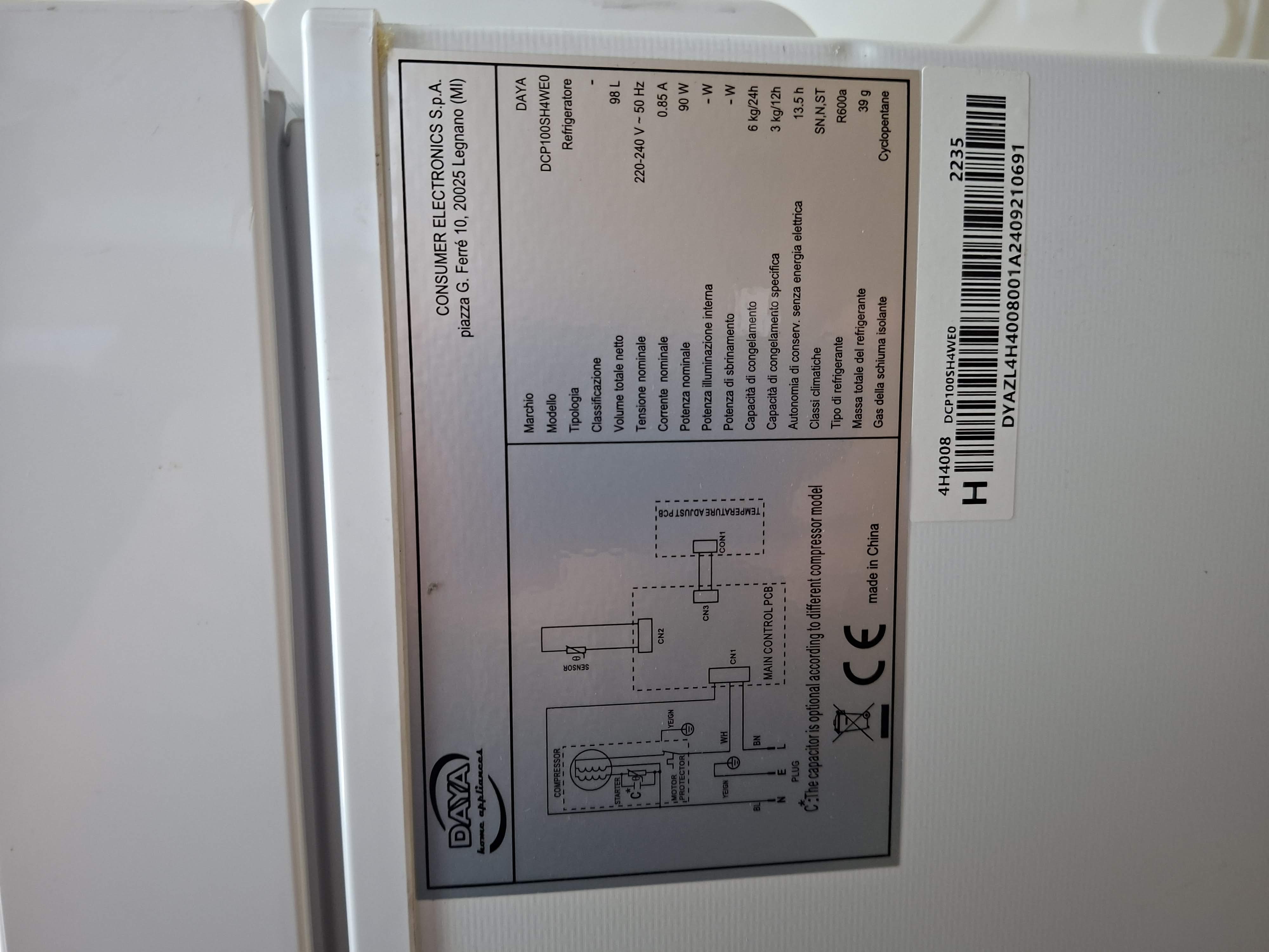 Zamrzivač Sandučar Daya DCP100SH4WE0 , 98L